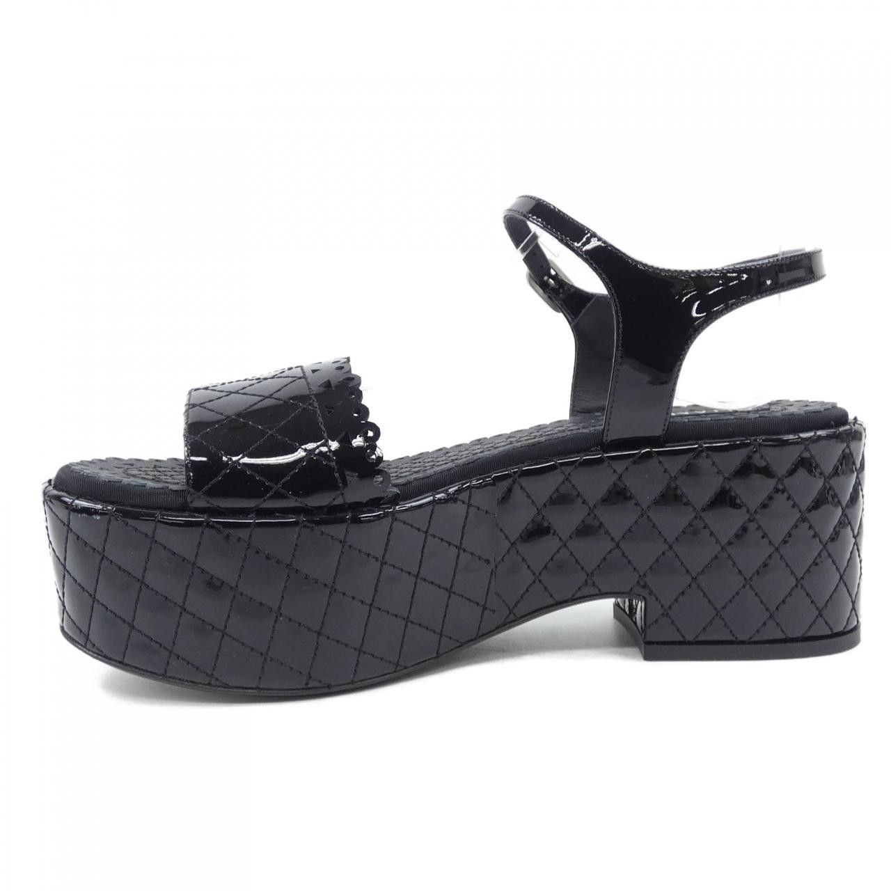 Chanel Chanel Chanel Patent Calfskin Sandals Leather Shoes G31341X01012 DUTY FREE for USA Size ONE SIZE - 2 Thumbnail