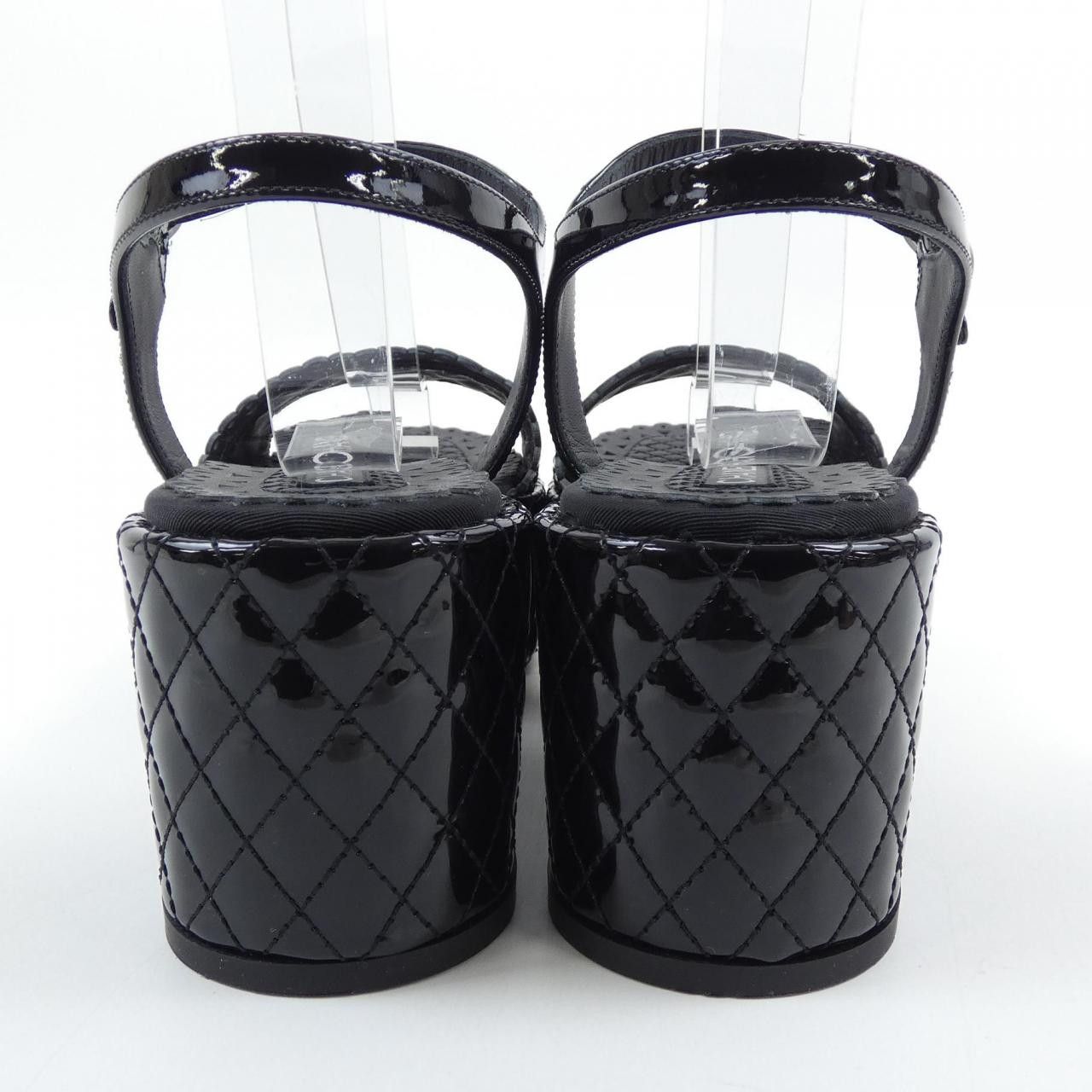 Chanel Chanel Chanel Patent Calfskin Sandals Leather Shoes G31341X01012 DUTY FREE for USA Size ONE SIZE - 5 Thumbnail