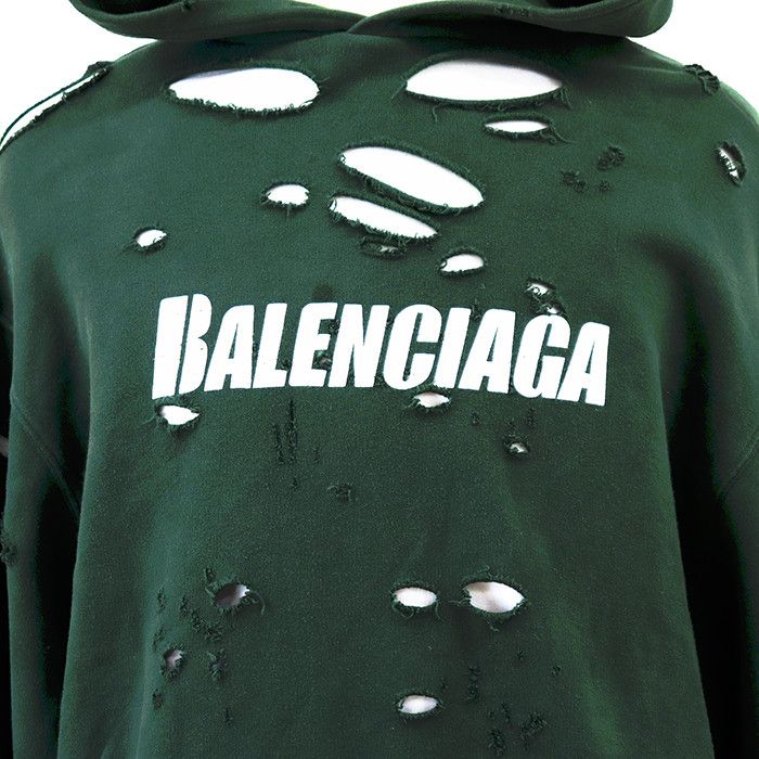 Balenciaga Balenciaga Balenciaga Cotton Hoodie Textile Sweatshirts & Hoodies DUTY FREE for USA Size ONE SIZE - 2 Thumbnail