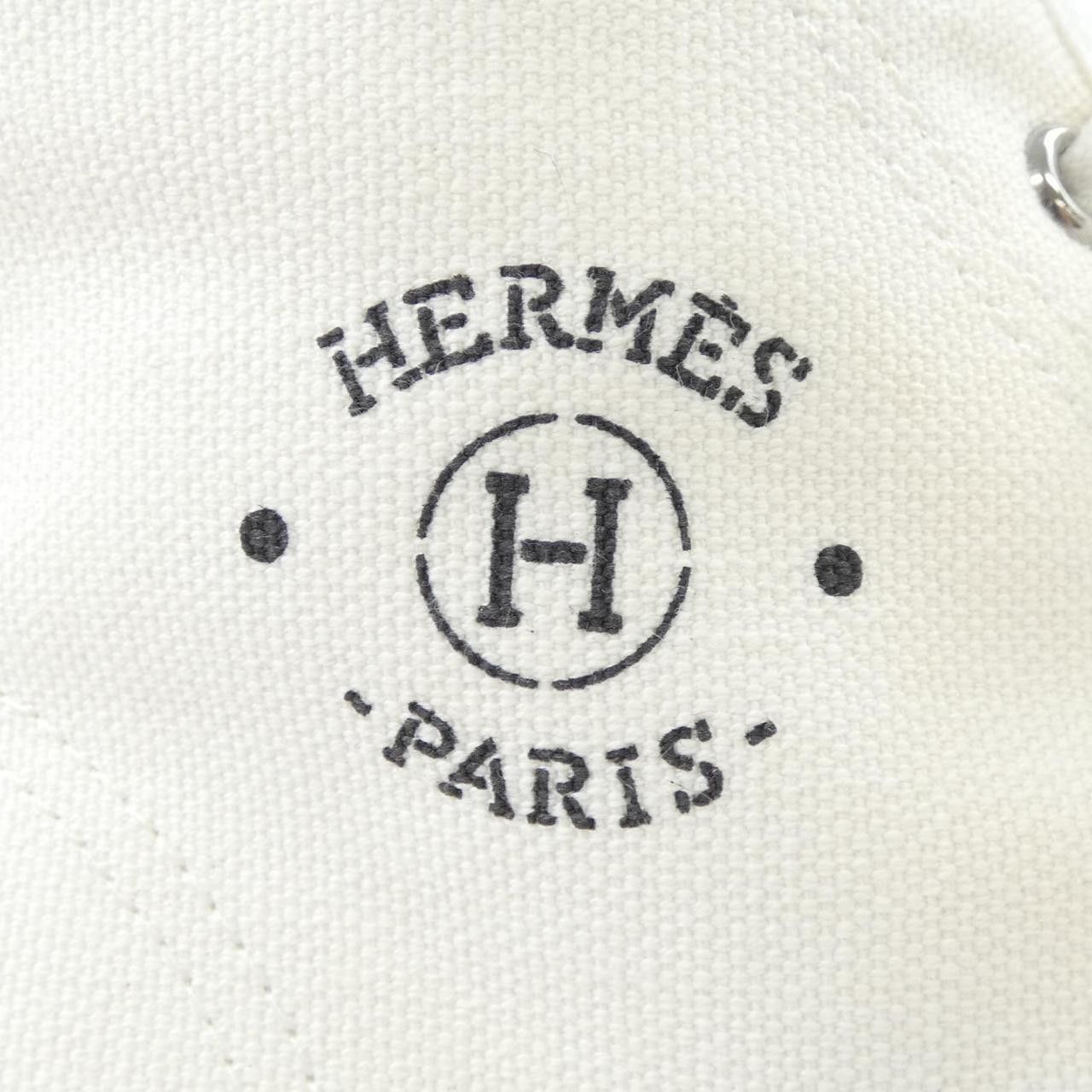 Hermes Hermes Hermes Itineraire Cotton Canvas Calf Boots Leather Shoes DUTY FREE for USA Size ONE SIZE - 6 Thumbnail
