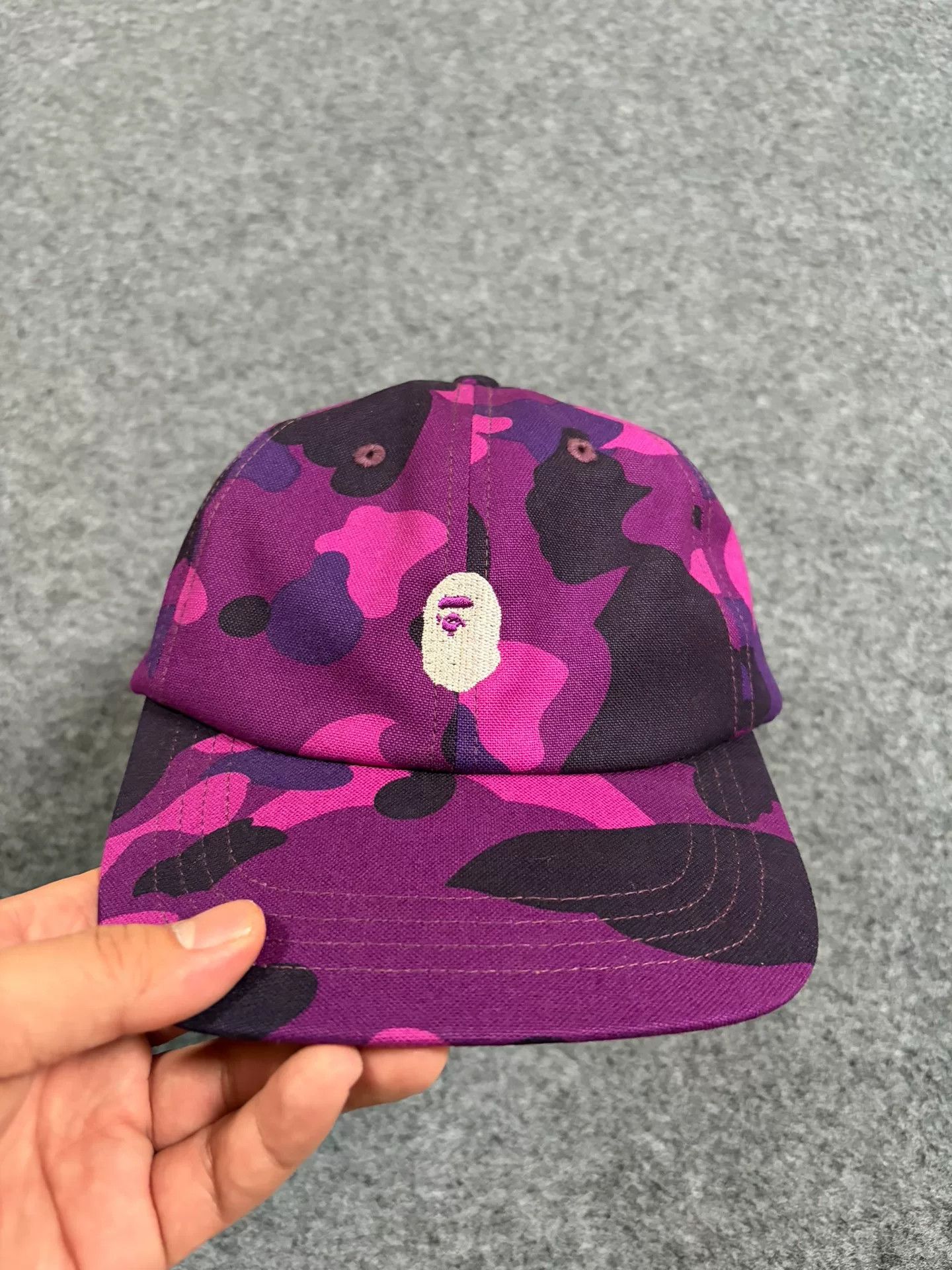 Bape A Bathing Ape Purple Camo Baseball Cap One Size Size ONE SIZE - 2 Thumbnail