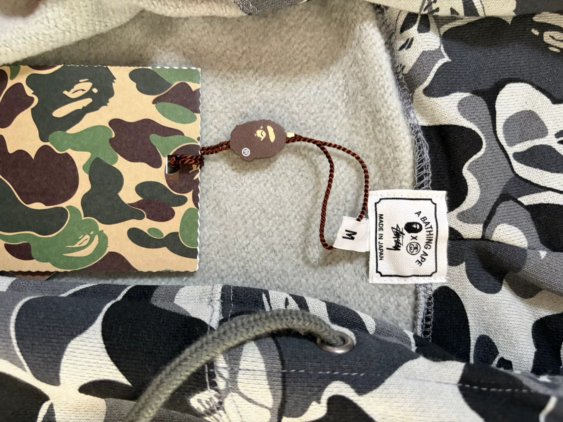 Bape × Stussy A Bathing Ape x Stussy Camo Skull Hoodie Size M Size US M / EU 48-50 / 2 - 4 Thumbnail