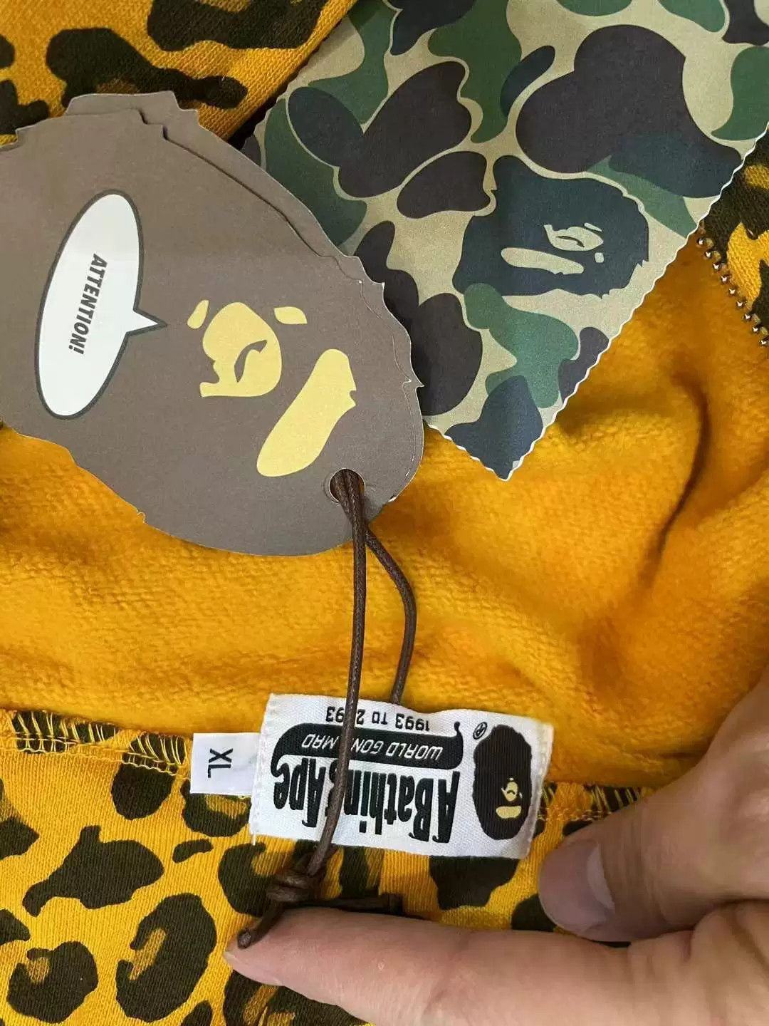Bape A Bathing Ape Leopard Shark Full Zip Hoodie Size XL Size US XL / EU 56 / 4 - 7 Thumbnail