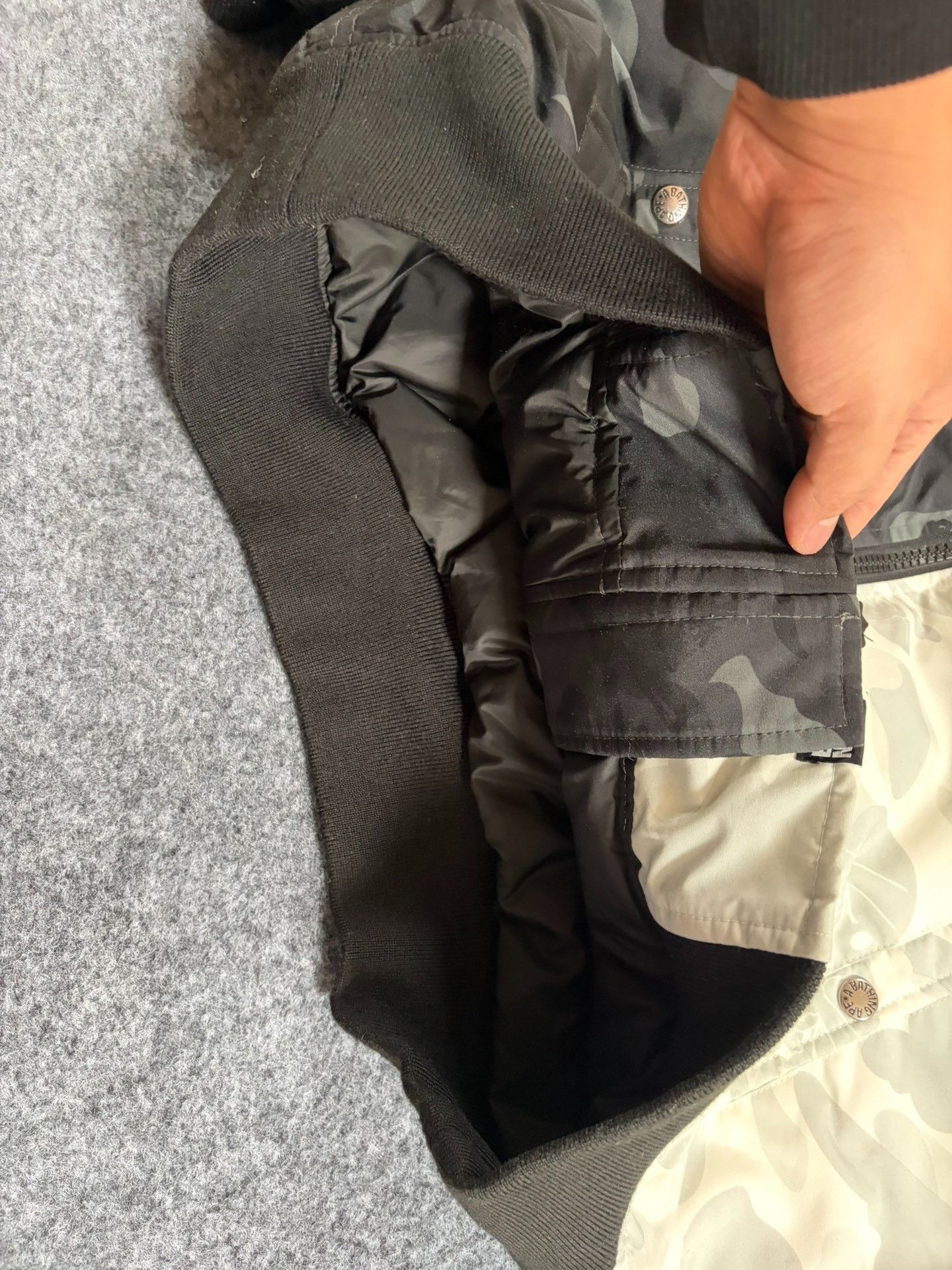Bape A Bathing Ape x Neighborhood Shark Puffer Jacket Size M Size US M / EU 48-50 / 2 - 7 Thumbnail