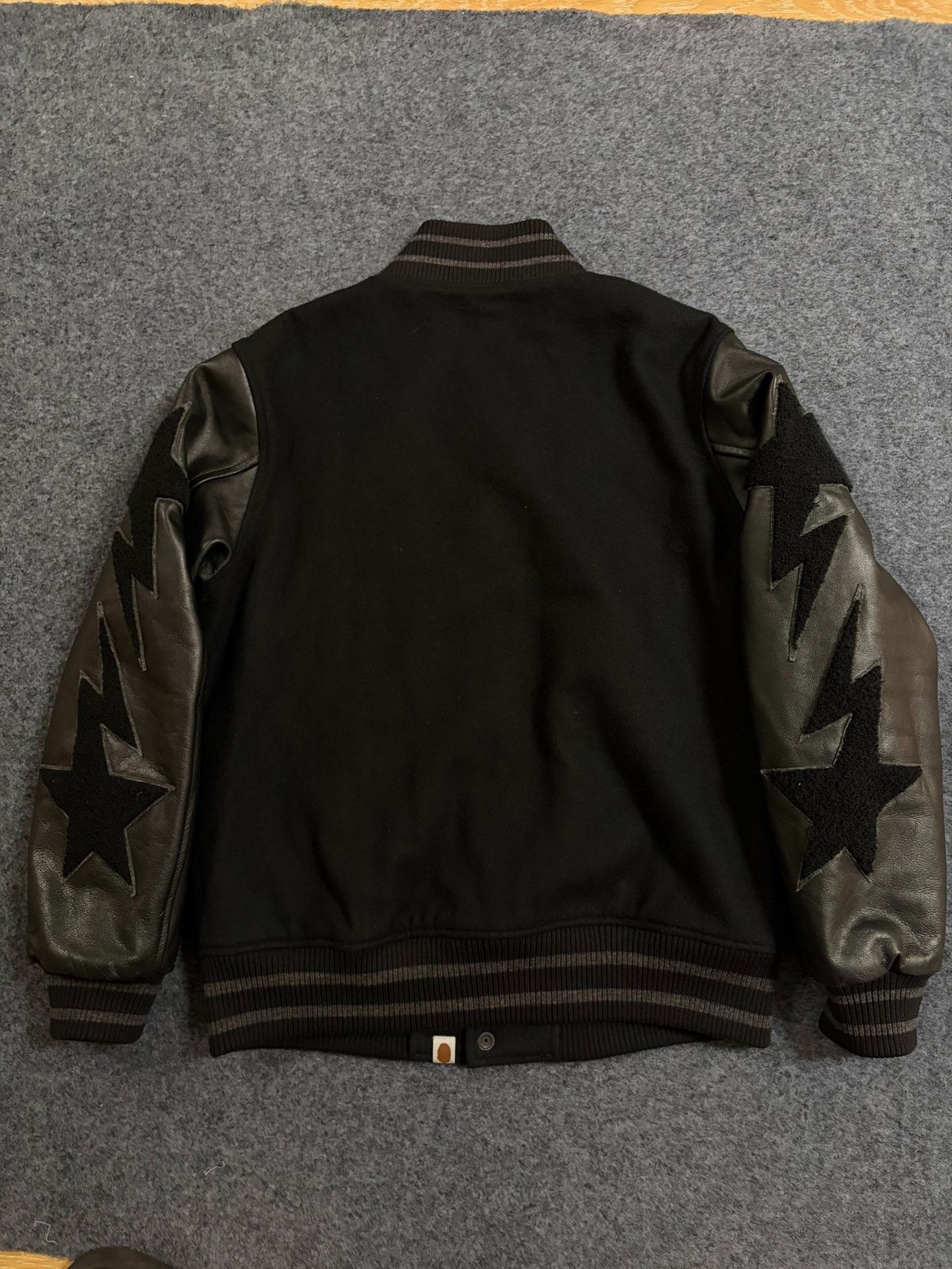 Bape A Bathing Ape Star Patch Varsity Jacket M Size US M / EU 48-50 / 2 - 3 Thumbnail