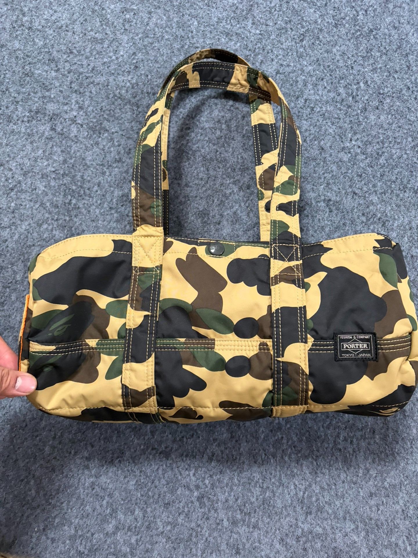 Bape Bape x Porter Yellow Camo Handbag One Size Size ONE SIZE - 2 Thumbnail