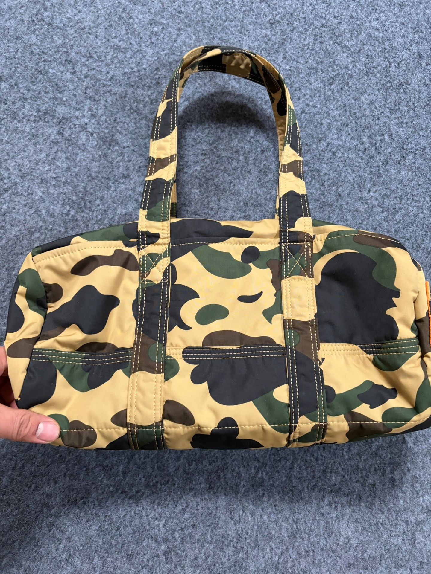 Bape Bape x Porter Yellow Camo Handbag One Size Size ONE SIZE - 3 Thumbnail