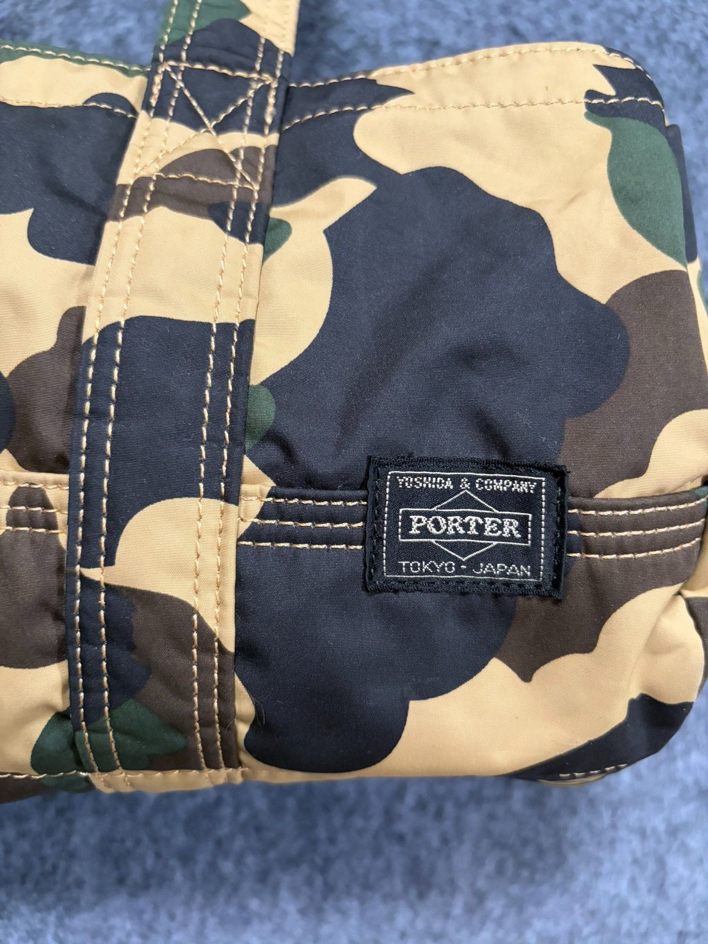 Bape Bape x Porter Yellow Camo Handbag One Size Size ONE SIZE - 4 Thumbnail