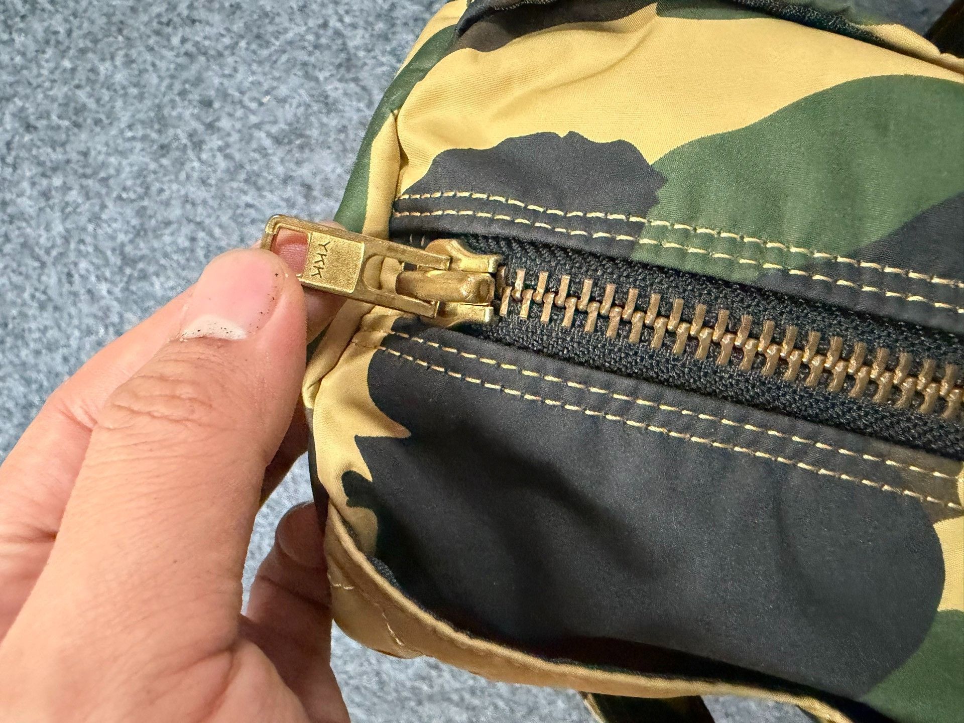 Bape Bape x Porter Yellow Camo Handbag One Size Size ONE SIZE - 6 Thumbnail