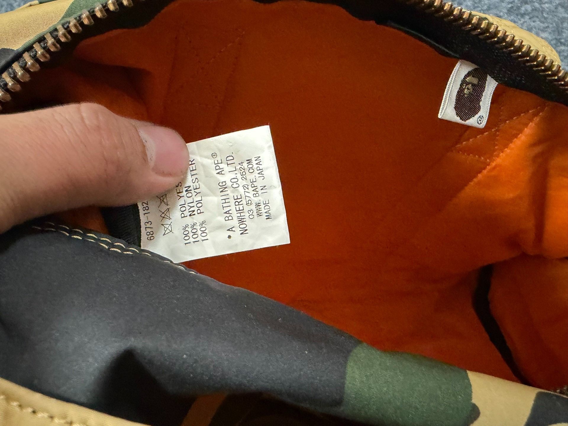 Bape Bape x Porter Yellow Camo Handbag One Size Size ONE SIZE - 8 Thumbnail