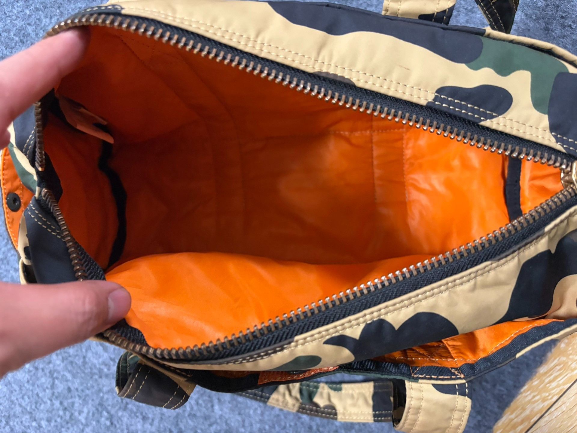 Bape Bape x Porter Yellow Camo Handbag One Size Size ONE SIZE - 7 Thumbnail