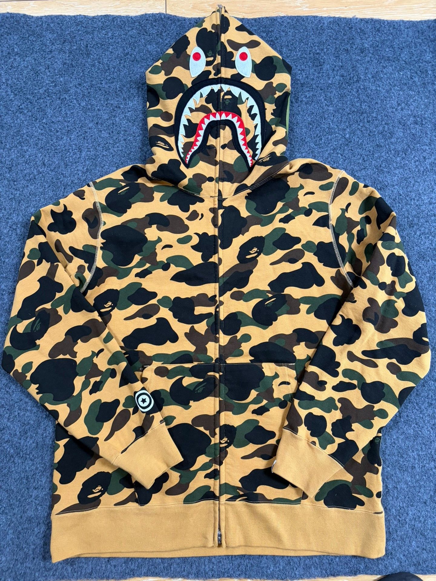 Bape BAPE Camo Shark Zip-Up Hoodie 2XL Size US XXL / EU 58 / 5 - 2 Thumbnail