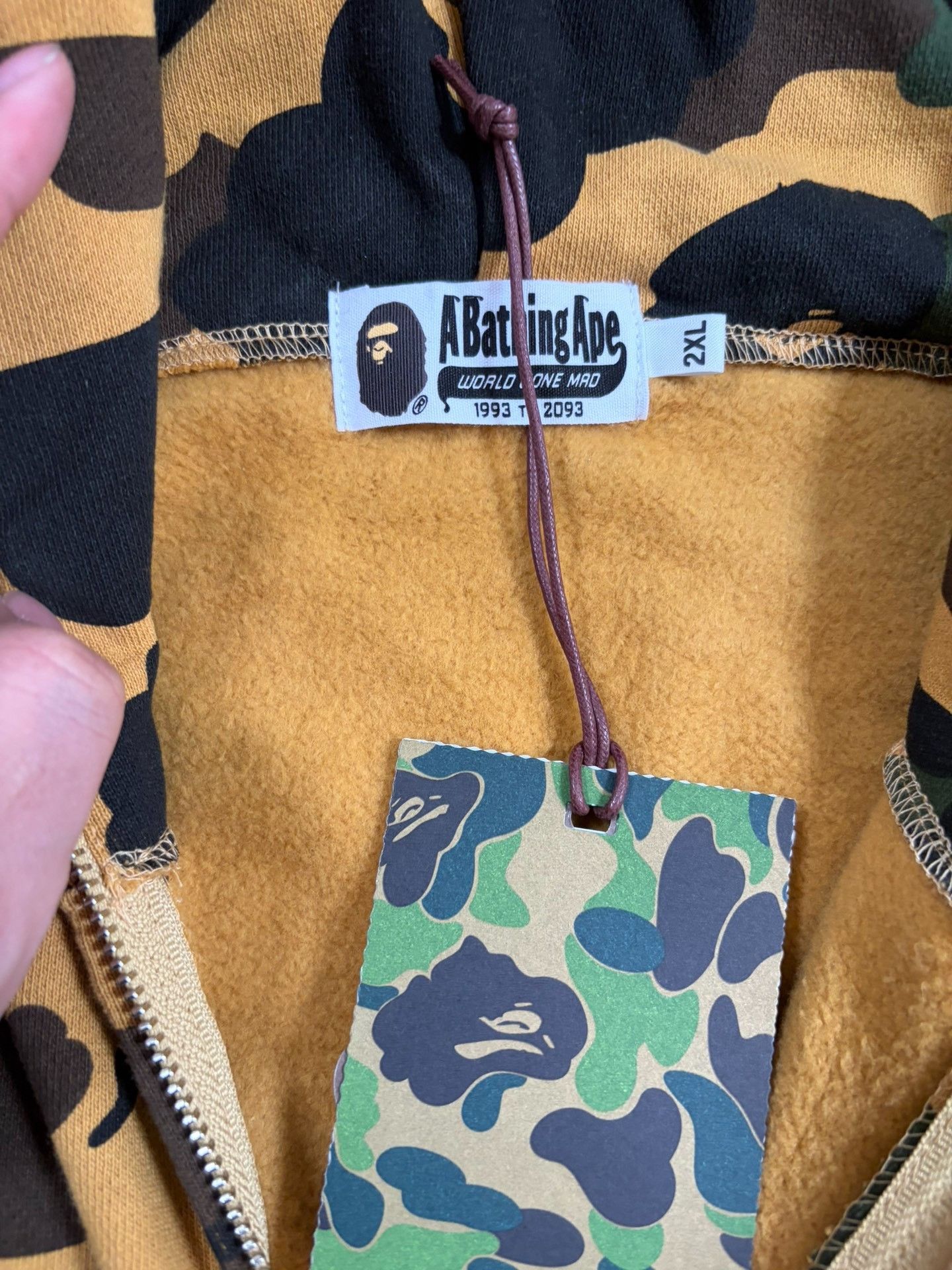 Bape BAPE Camo Shark Zip-Up Hoodie 2XL Size US XXL / EU 58 / 5 - 5 Thumbnail