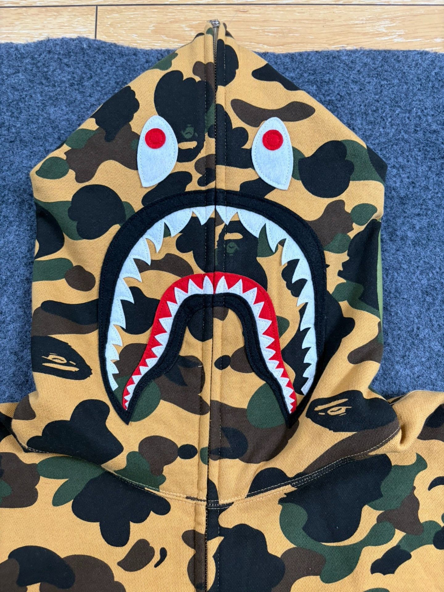 Bape BAPE Camo Shark Zip-Up Hoodie 2XL Size US XXL / EU 58 / 5 - 7 Thumbnail