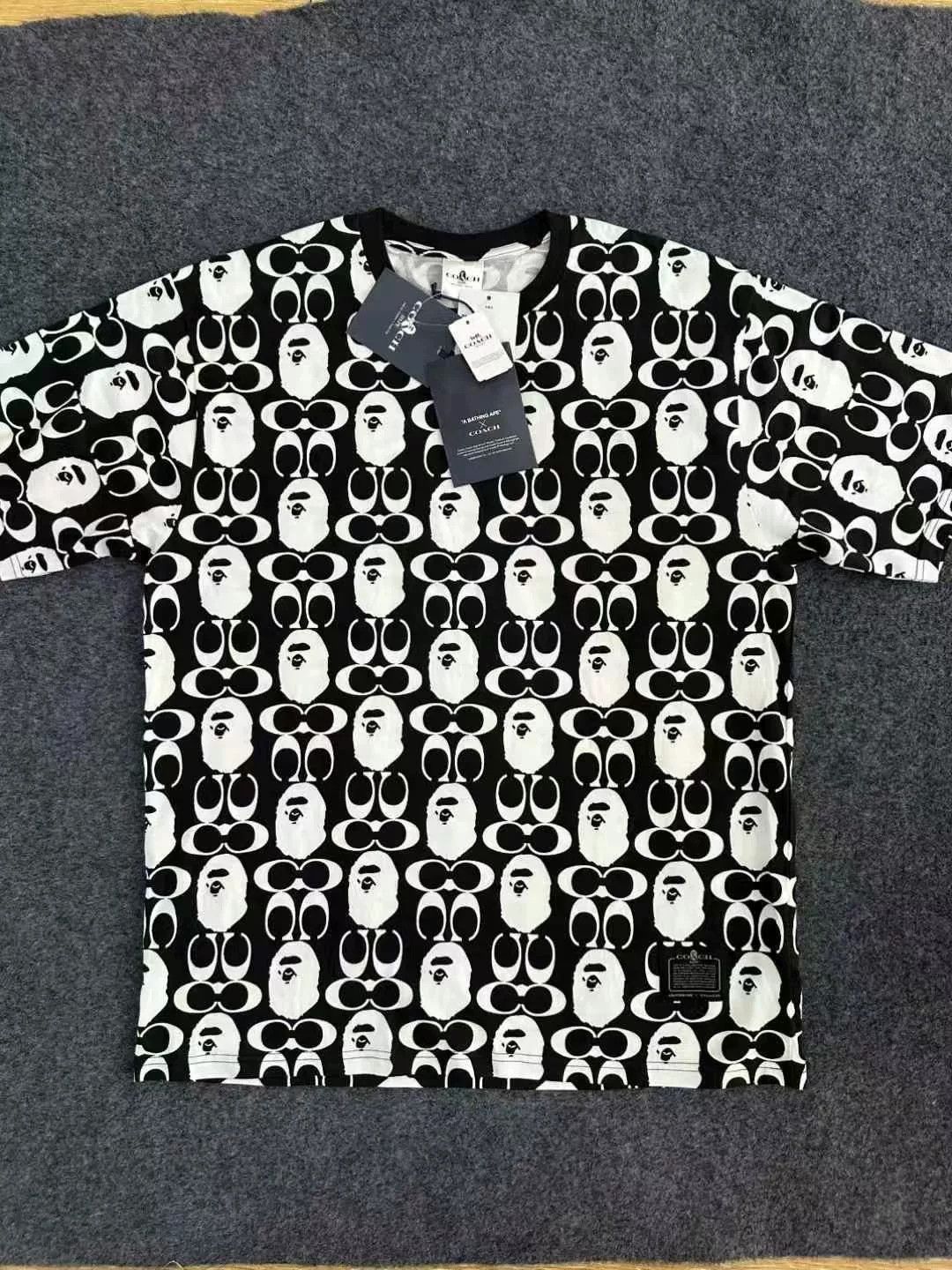 Bape A Bathing Ape x Coach Monogram T-Shirt Size XL Size US XL / EU 56 / 4 - 2 Thumbnail
