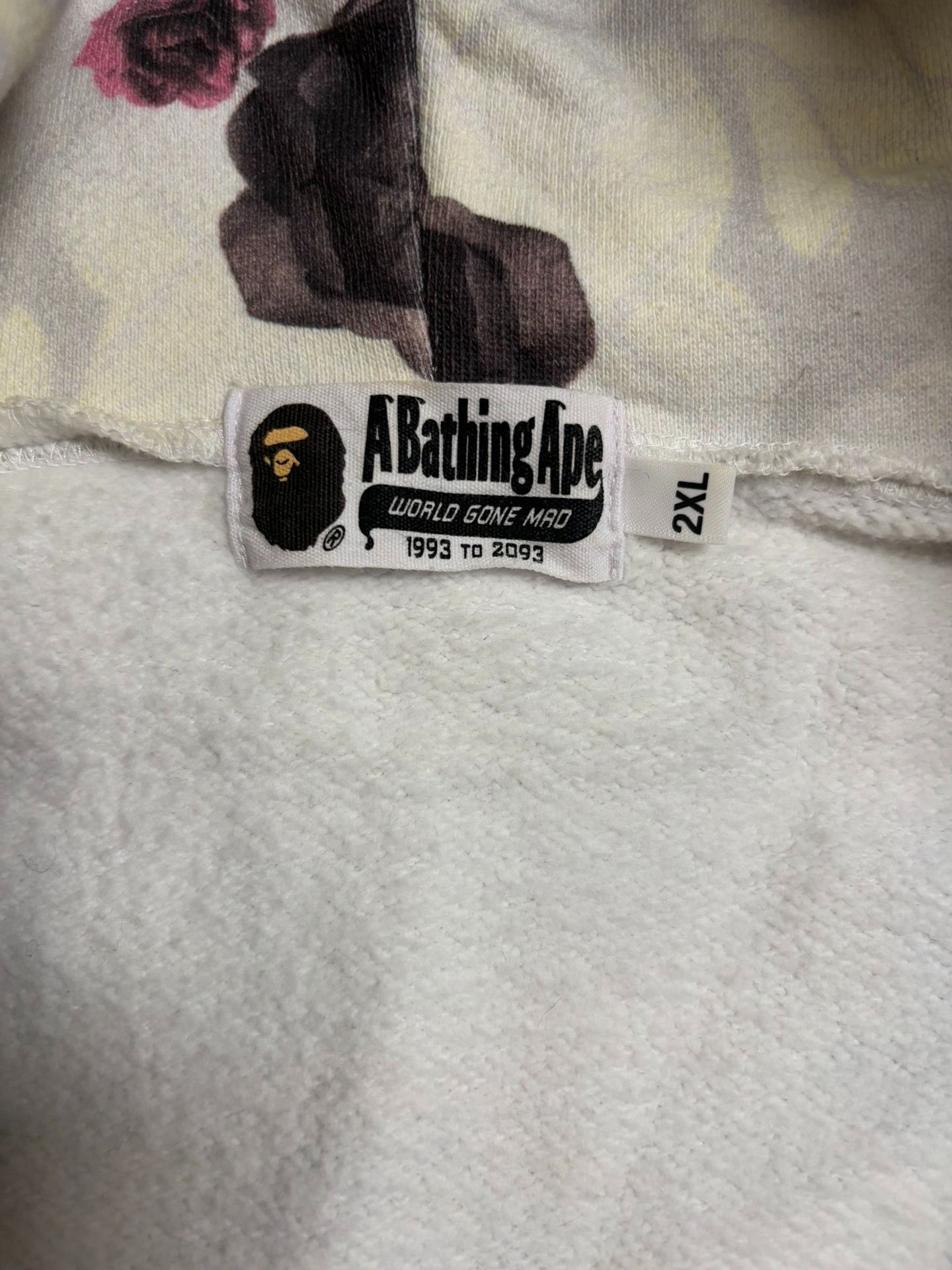 Bape A Bathing Ape Floral Shark Hoodie XXL Size US XXL / EU 58 / 5 - 5 Thumbnail