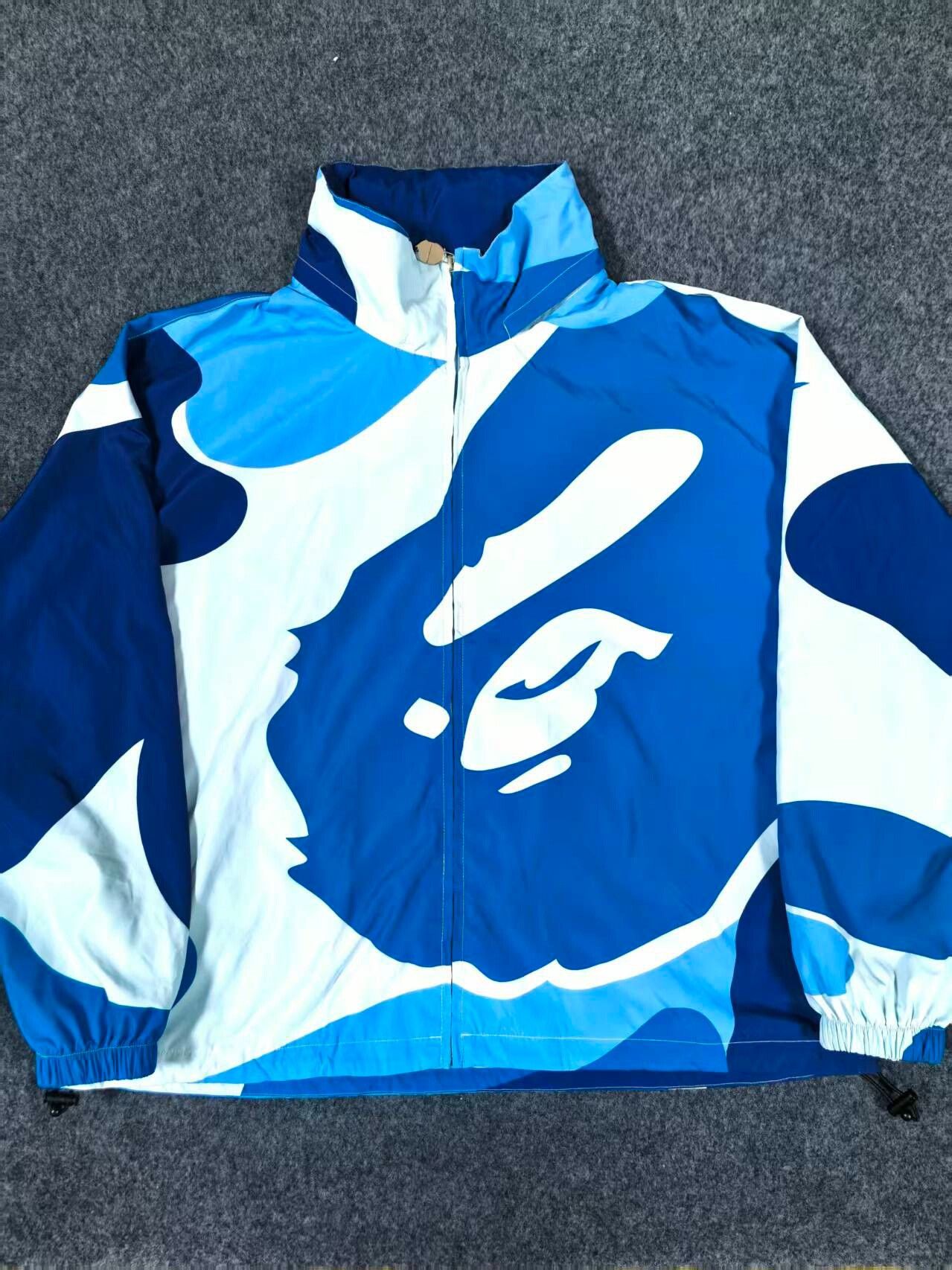 Bape A Bathing Ape Blue Camo Light Jacket Size M Size US M / EU 48-50 / 2 - 2 Thumbnail