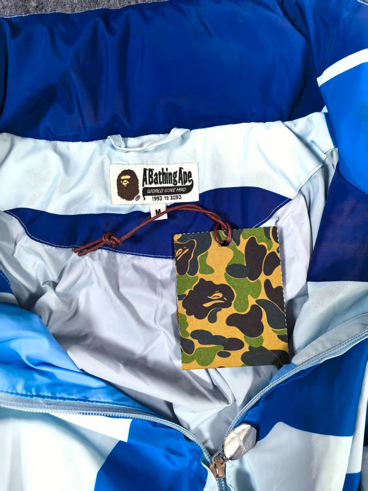 Bape A Bathing Ape Blue Camo Light Jacket Size M Size US M / EU 48-50 / 2 - 6 Thumbnail
