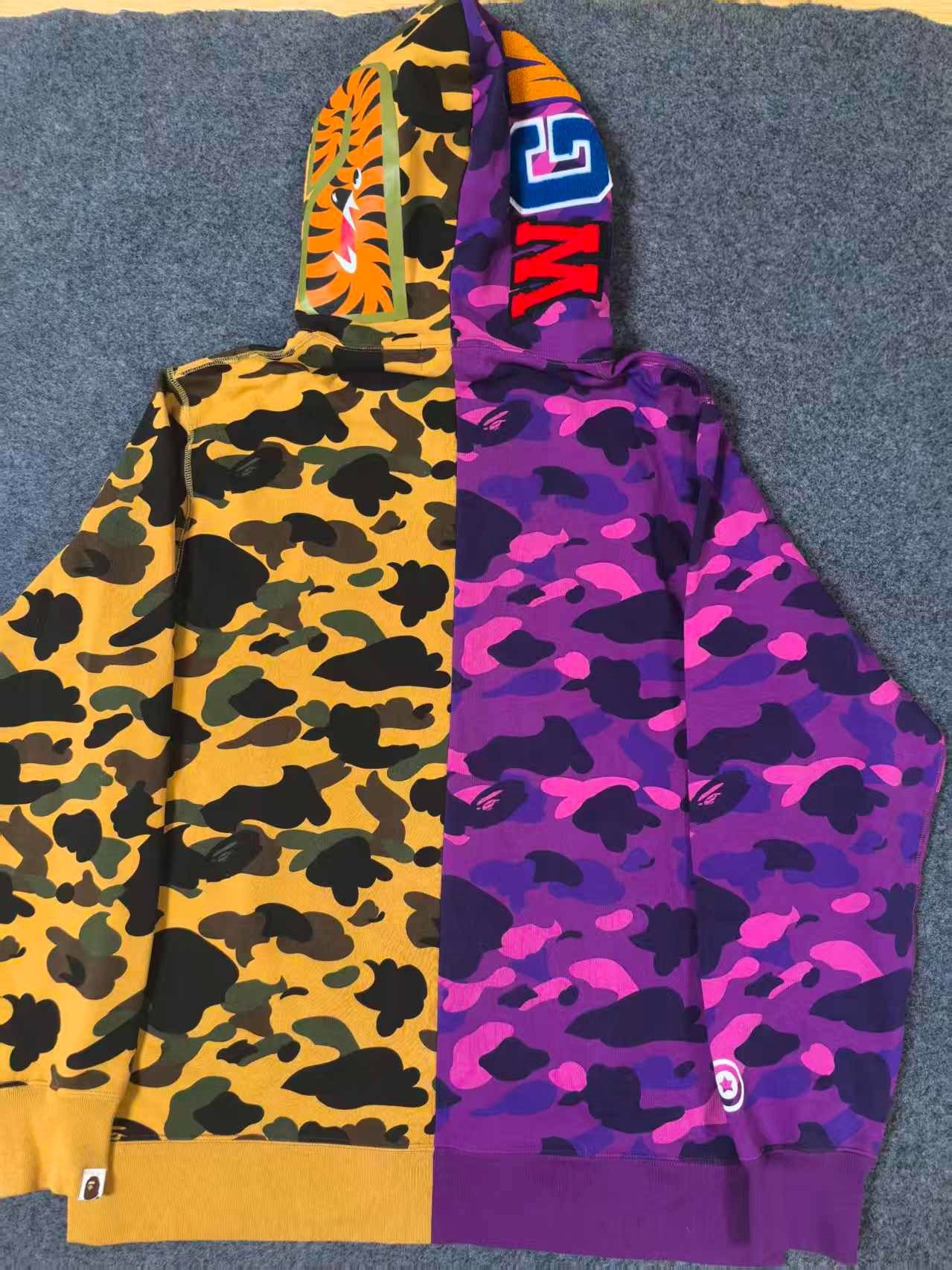 Bape BAPE Multi Camo Shark Hoodie 2XL Size US XXL / EU 58 / 5 - 3 Thumbnail