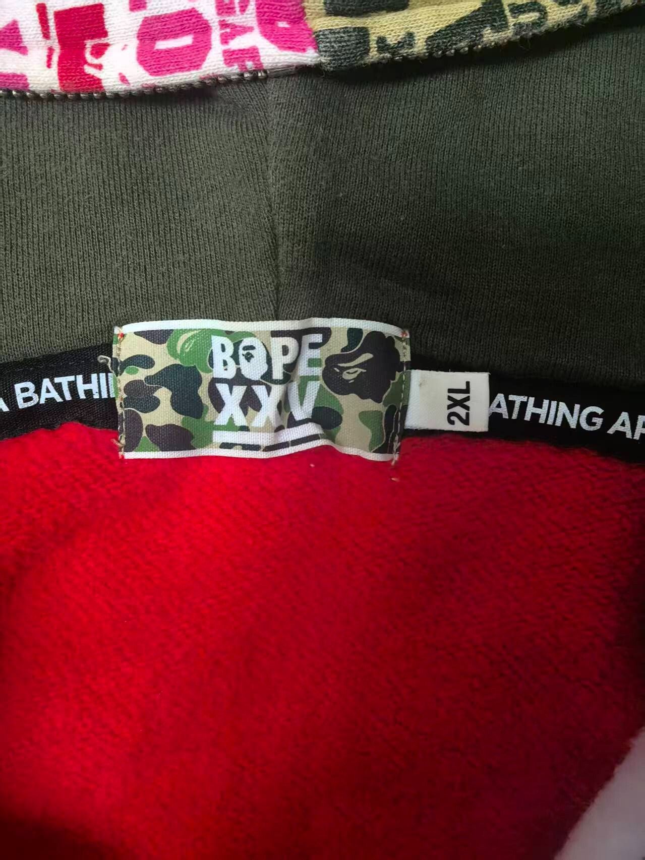 Bape BAPE 25th Anniversary Multi-Color Shark Hoodie Size XXL Size US XXL / EU 58 / 5 - 9 Thumbnail