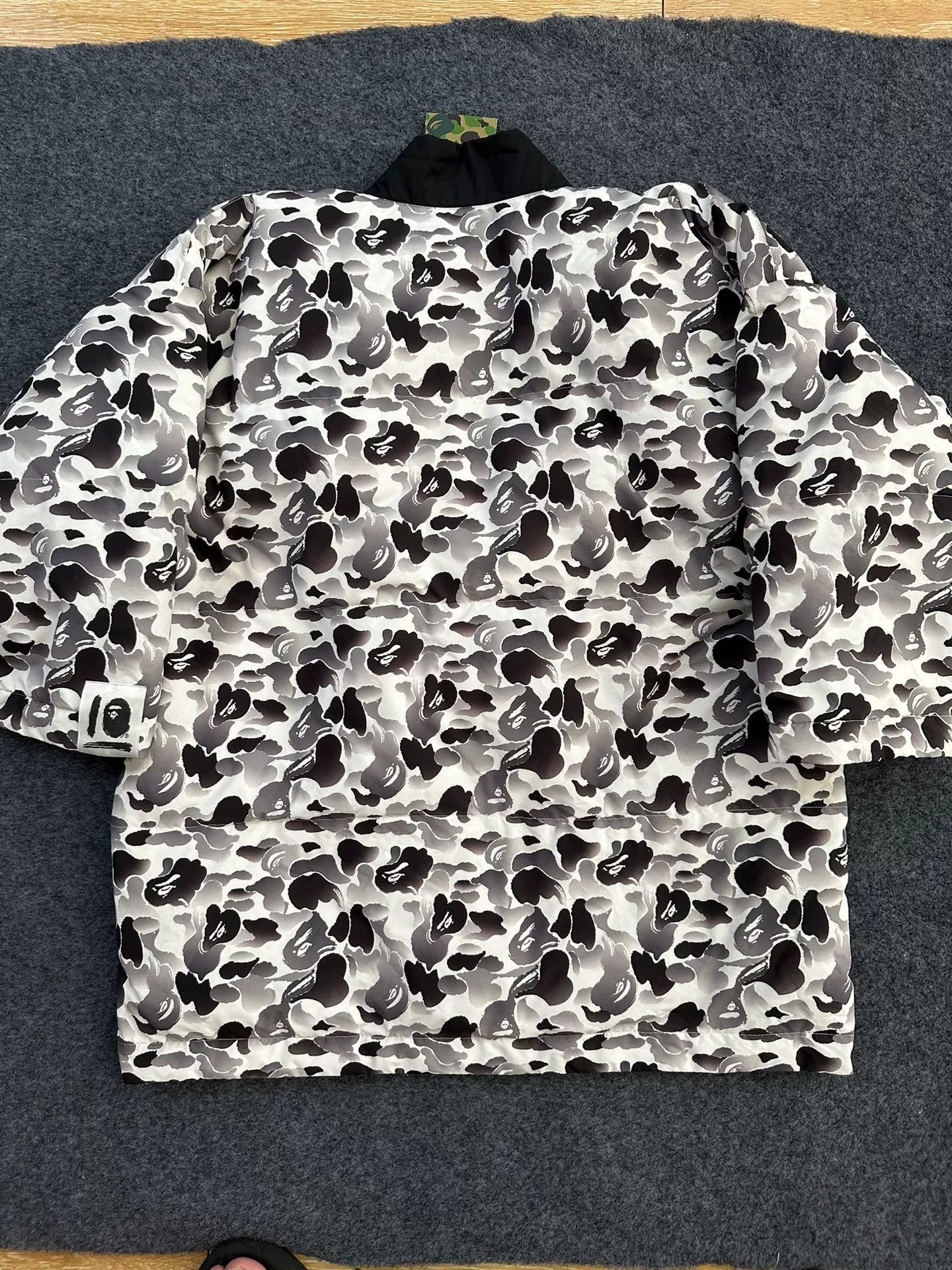 Bape A Bathing Ape Camo Down Haori Jacket Size L Size US L / EU 52-54 / 3 - 3 Thumbnail