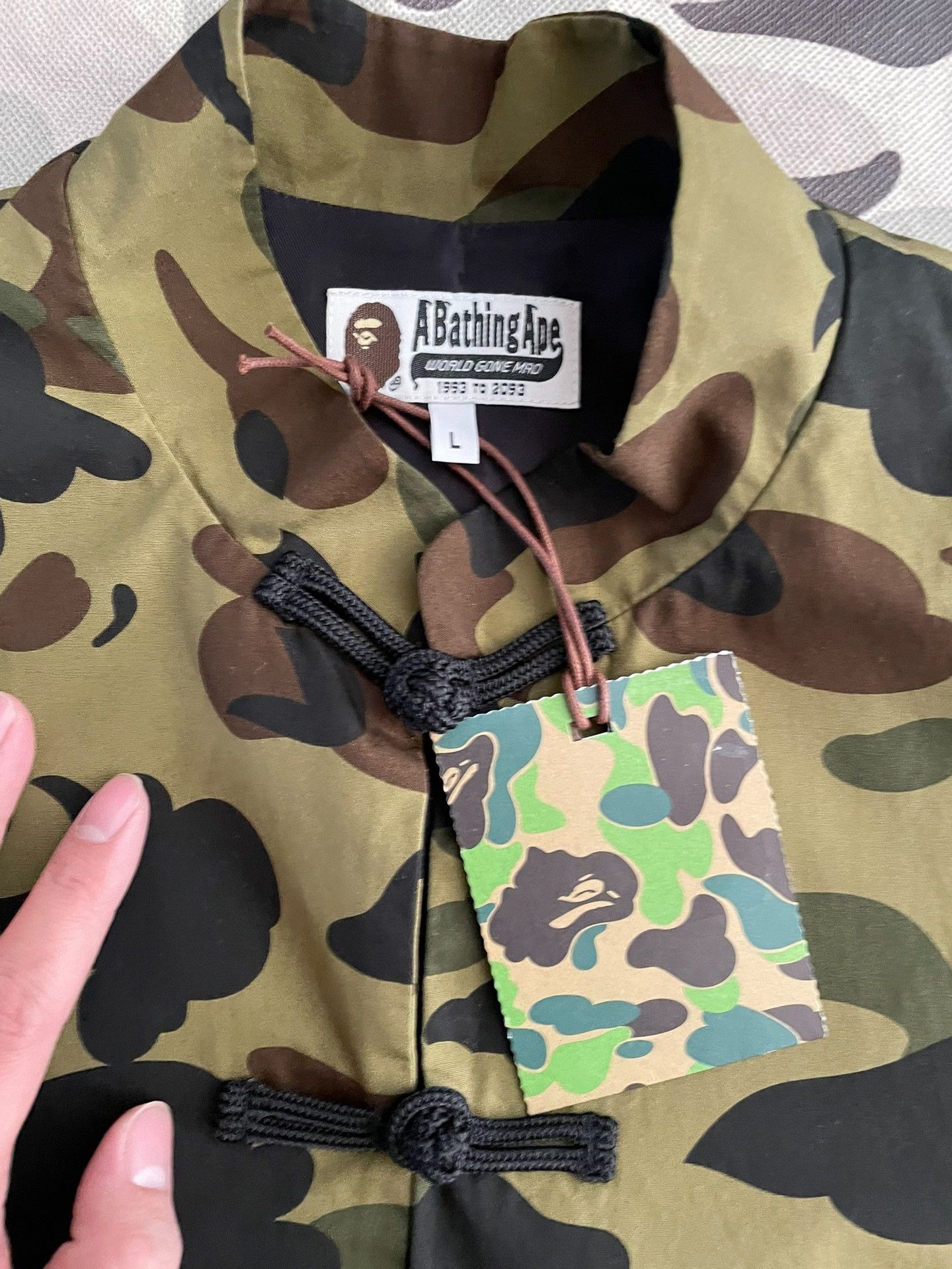 Bape A Bathing Ape Camo Tang Jacket Size L Size US L / EU 52-54 / 3 - 3 Thumbnail