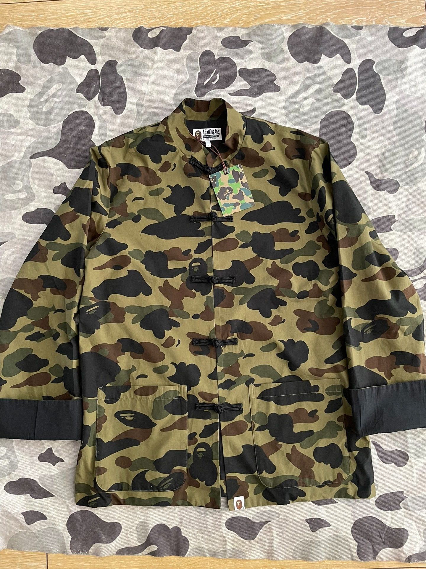 Bape A Bathing Ape Camo Tang Jacket Size L Size US L / EU 52-54 / 3 - 2 Thumbnail