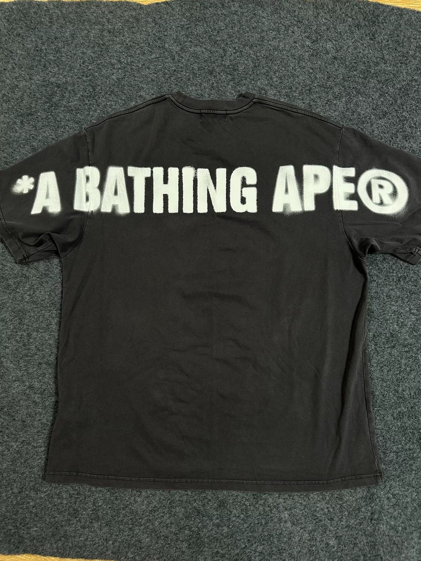 Bape A Bathing Ape Logo T-Shirt Size XL Size US XL / EU 56 / 4 - 3 Thumbnail