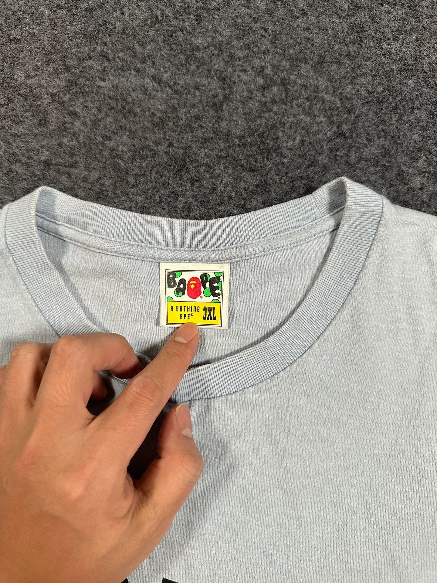 Bape BAPE Ape Head Logo T-Shirt Size 3XL Size US XXL / EU 58 / 5 - 5 Thumbnail