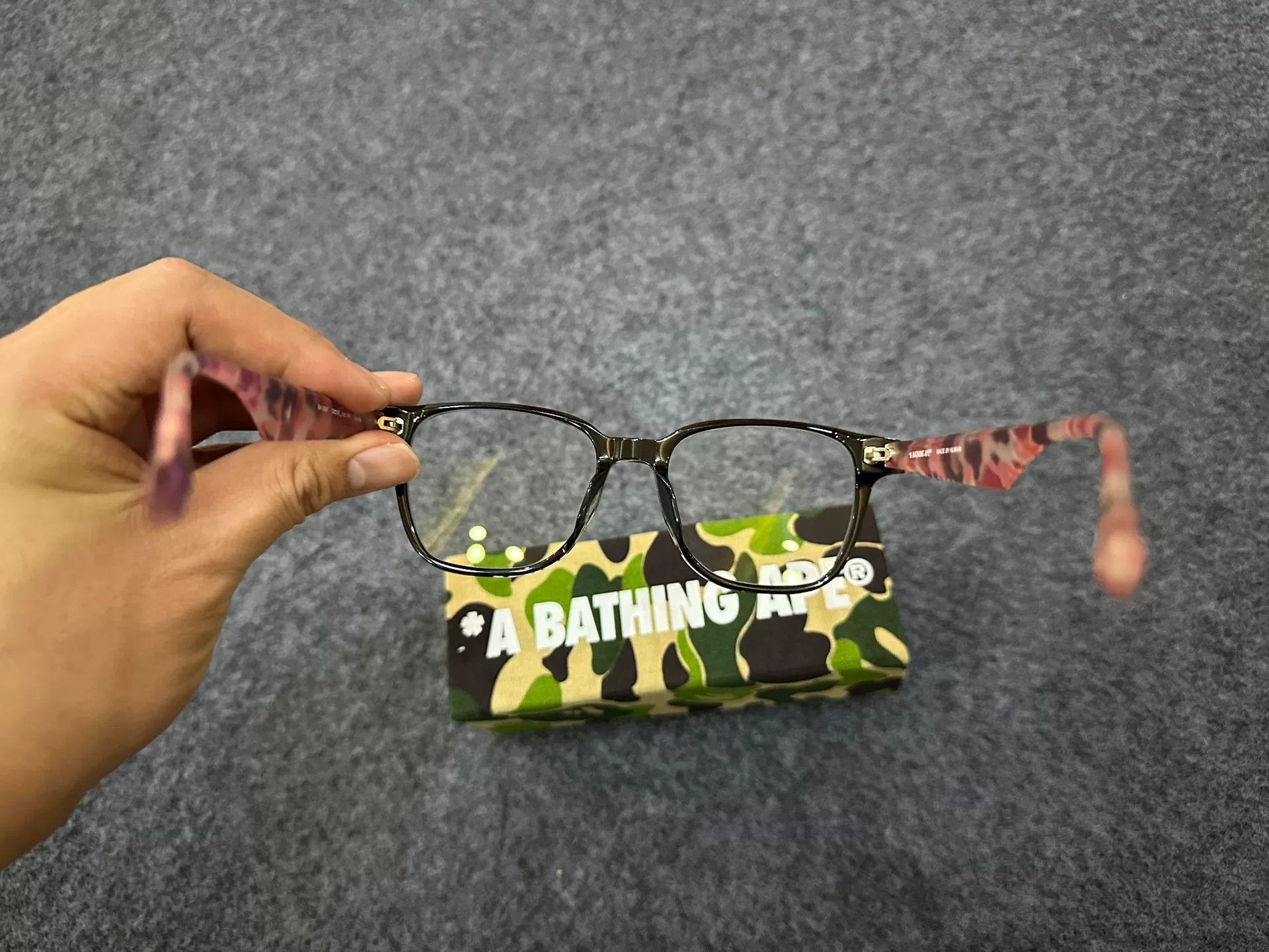 Bape BAPE Camo Temple Optical Glasses One Size Size ONE SIZE - 7 Thumbnail