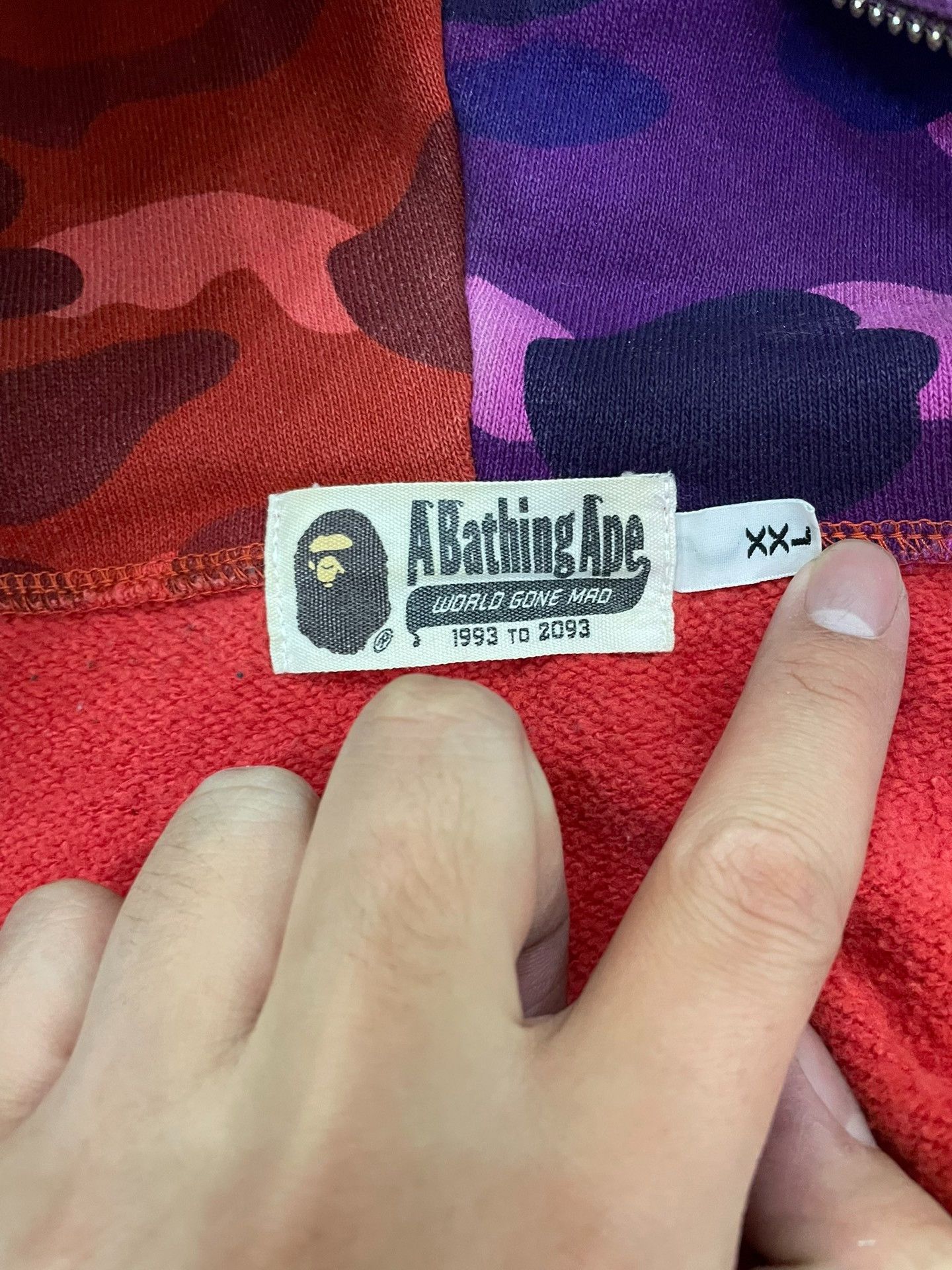 Bape BAPE Multi Camo Shark Hoodie Size XXL Size US XXL / EU 58 / 5 - 6 Thumbnail