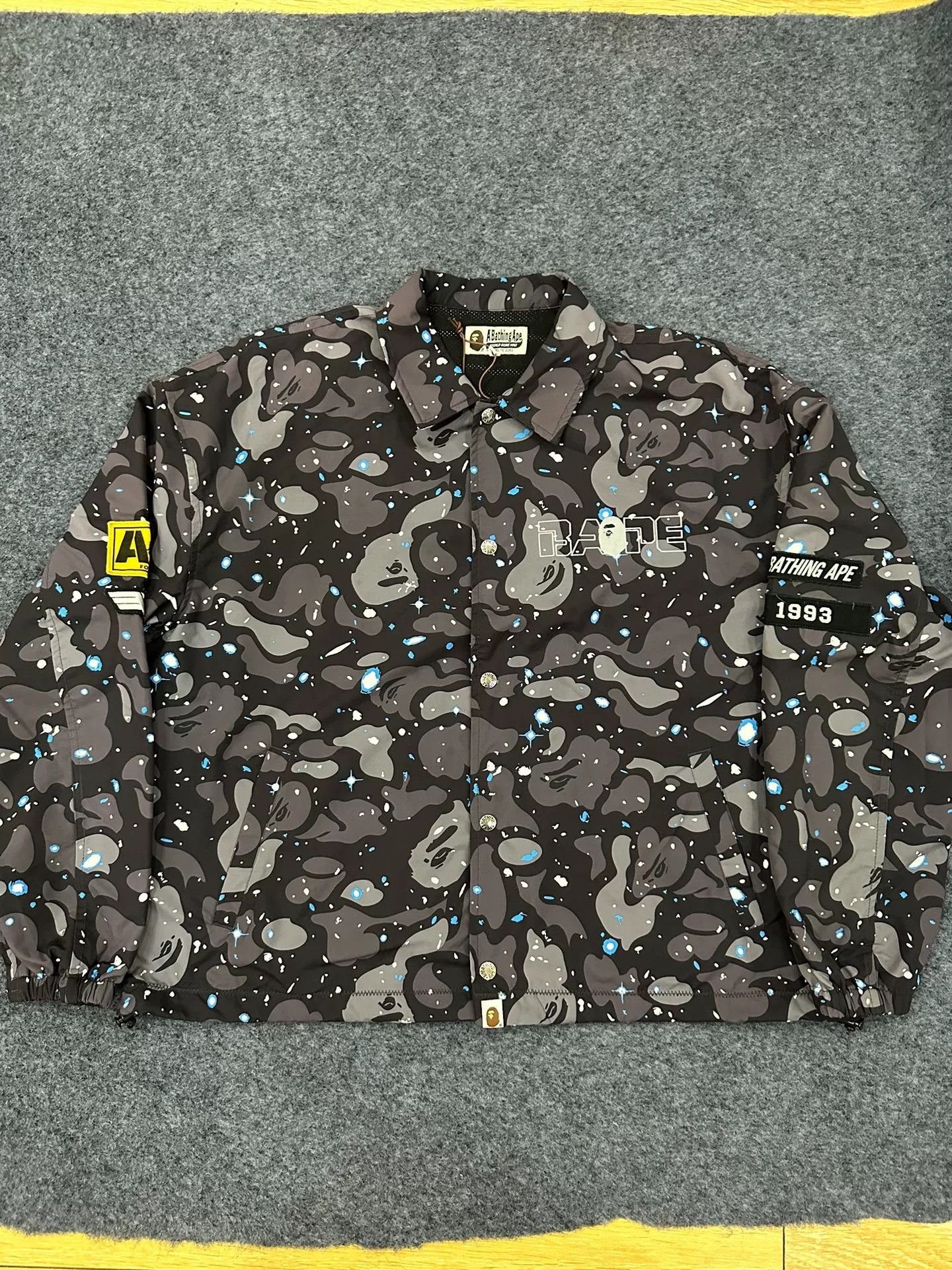 Bape BAPE Space Camo Coach Jacket Size M Size US M / EU 48-50 / 2 - 2 Thumbnail