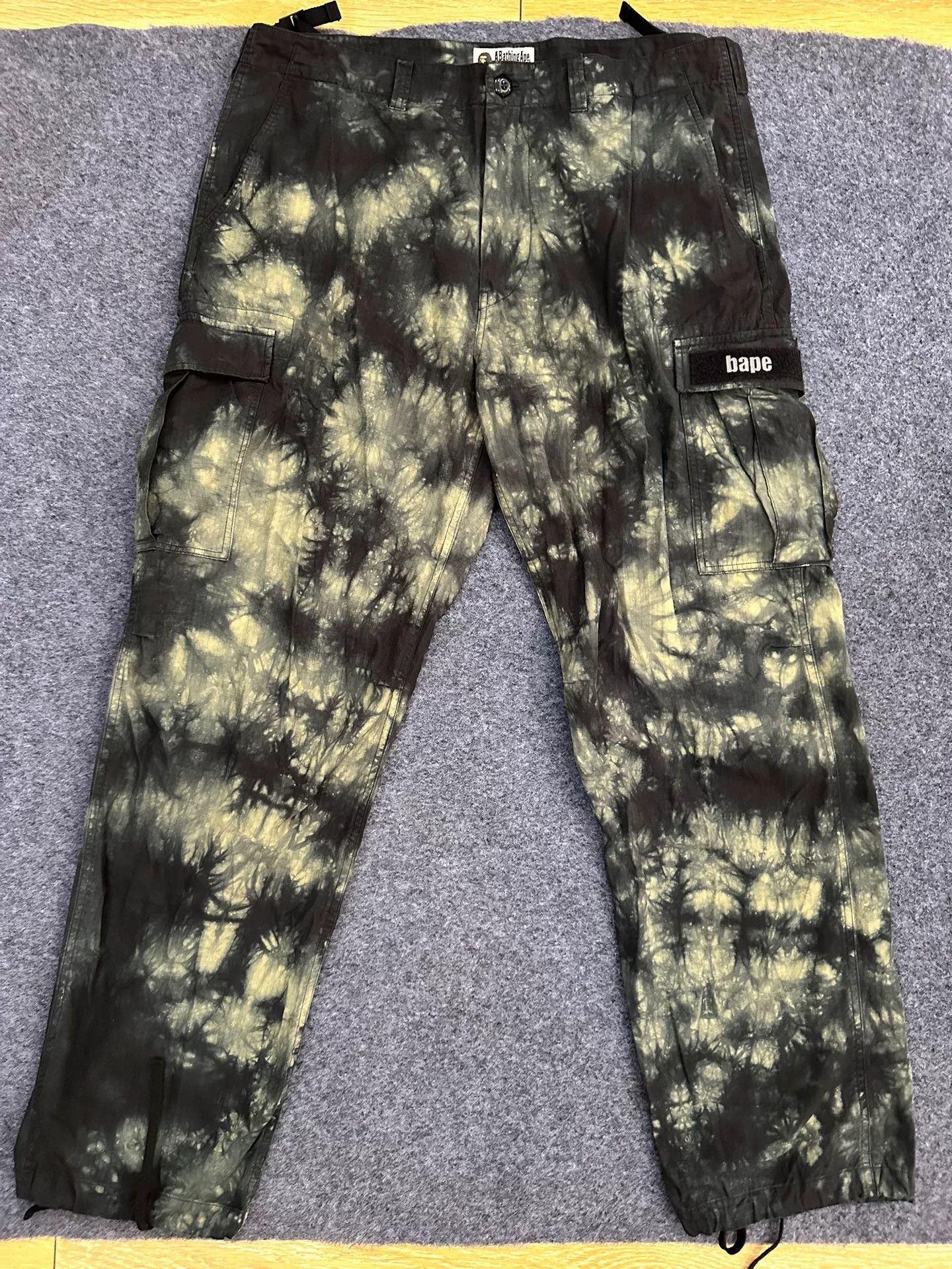 Bape Bape Tie-Dye Camo Cargo Pants Size XL Size US 36 / EU 52 - 2 Thumbnail