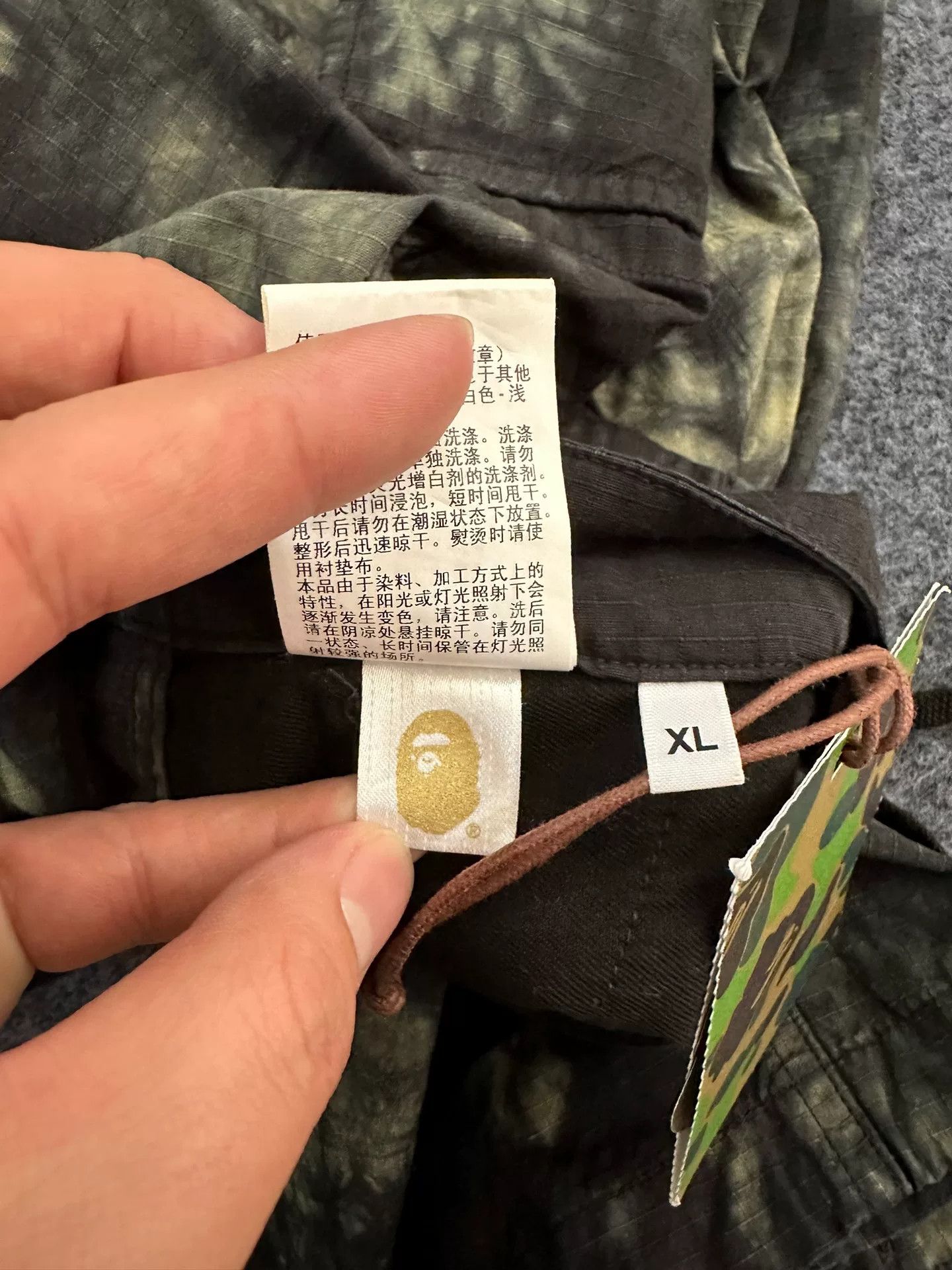 Bape Bape Tie-Dye Camo Cargo Pants Size XL Size US 36 / EU 52 - 6 Thumbnail