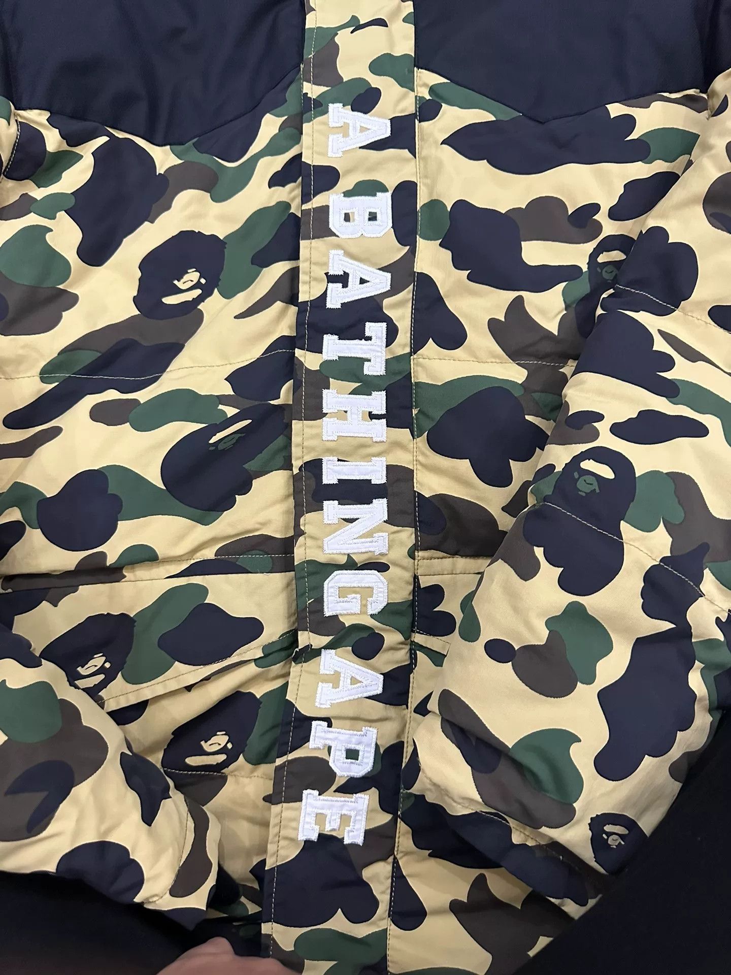 Bape BAPE Camo Long Down Jacket Size L Size US L / EU 52-54 / 3 - 4 Thumbnail