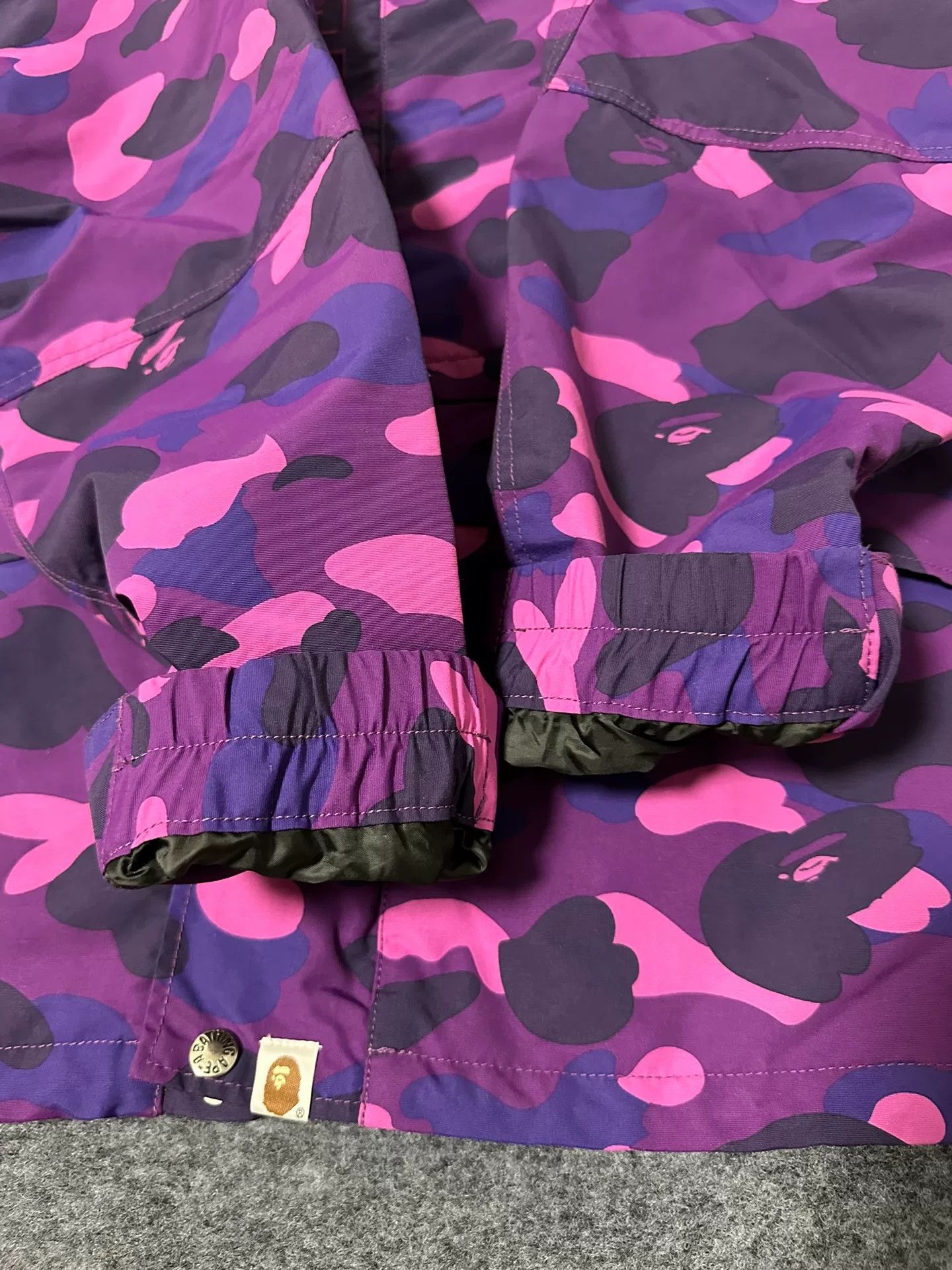 Bape A Bathing Ape Purple Camo Shark Jacket Size XXL Size US XXL / EU 58 / 5 - 4 Thumbnail