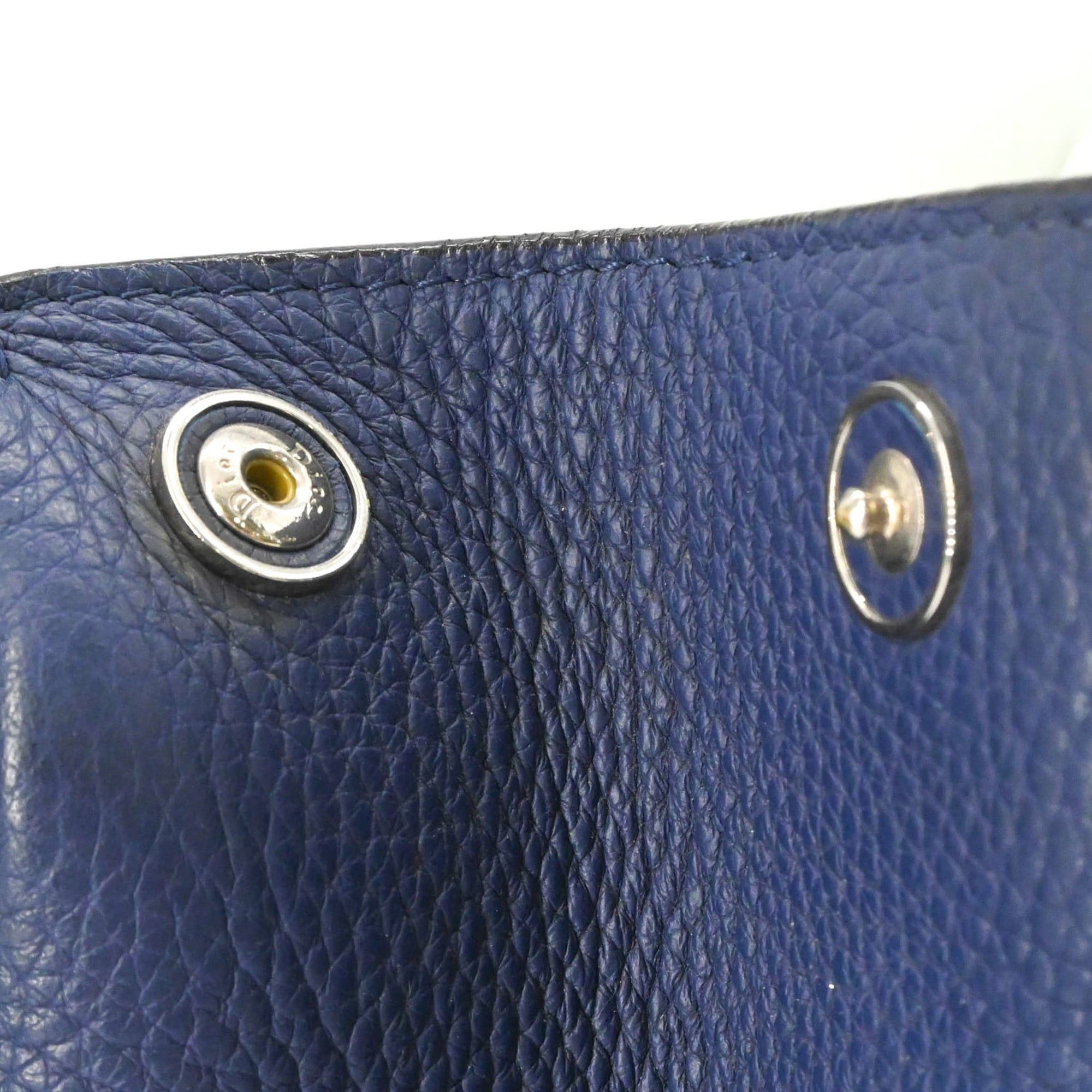 Dior Christian Dior Cannage Lady handbag, navy Size ONE SIZE - 6 Thumbnail