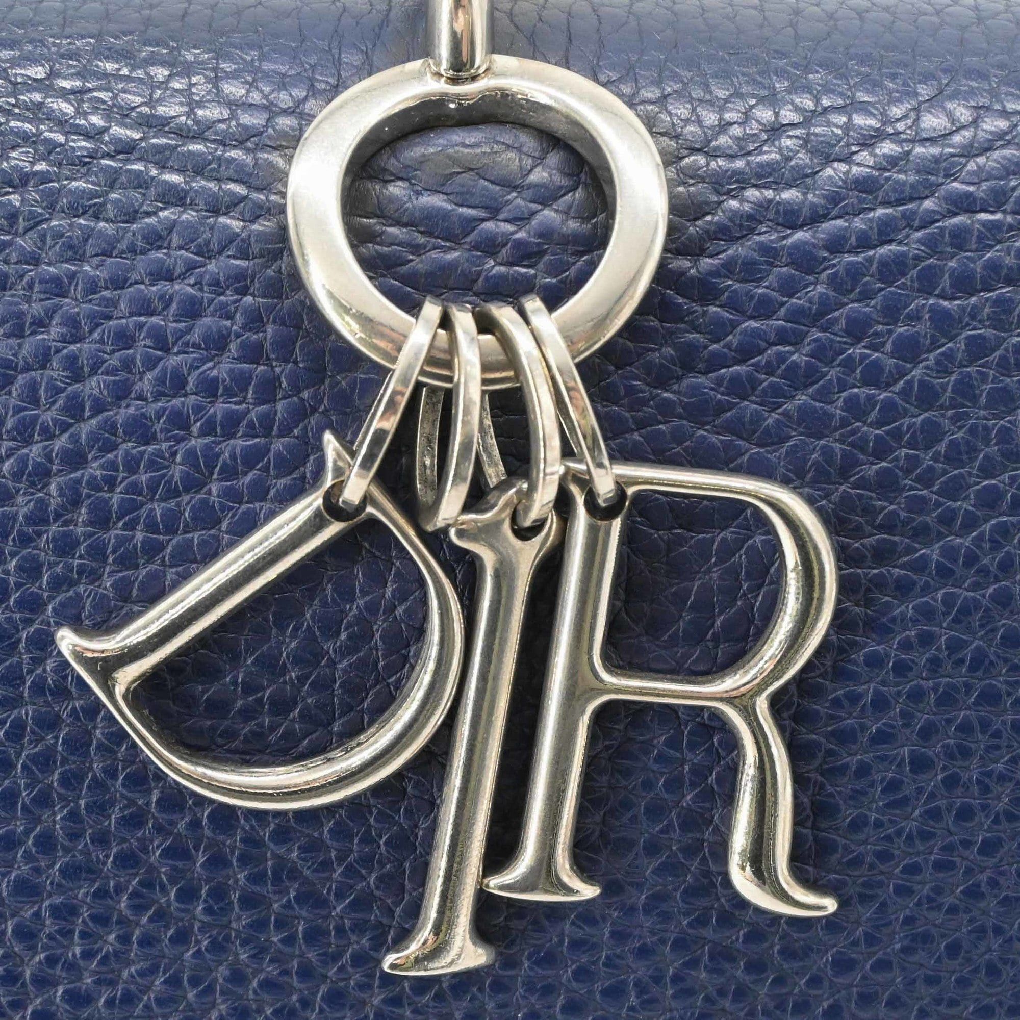 Dior Christian Dior Cannage Lady handbag, navy Size ONE SIZE - 7 Thumbnail