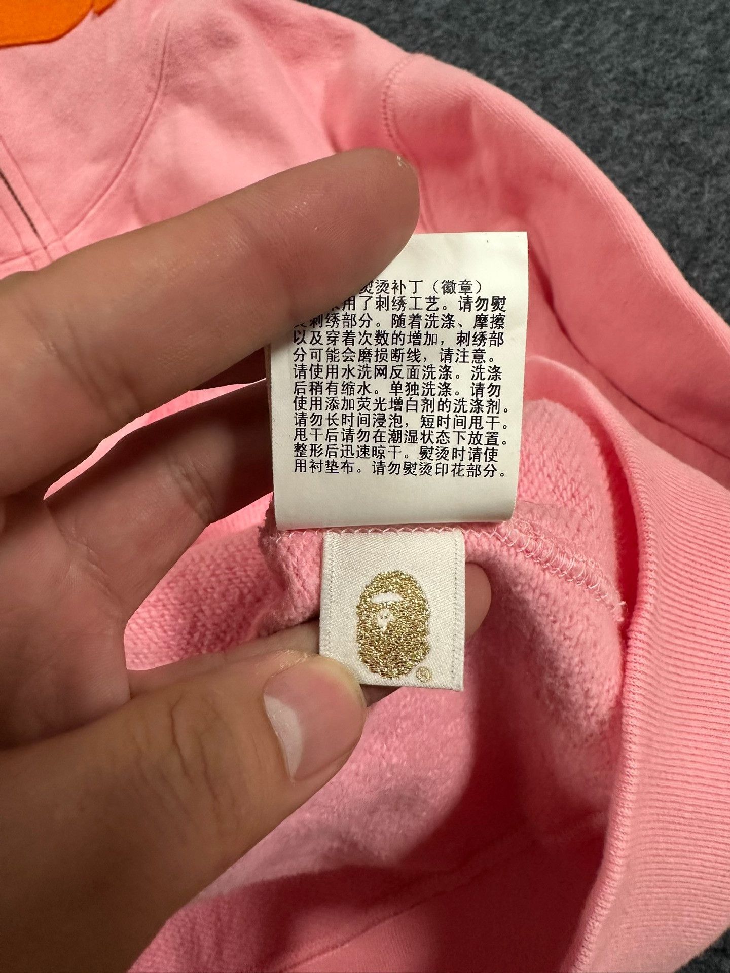 Bape A Bathing Ape Pink Tiger Hoodie Size M Size US M / EU 48-50 / 2 - 5 Thumbnail