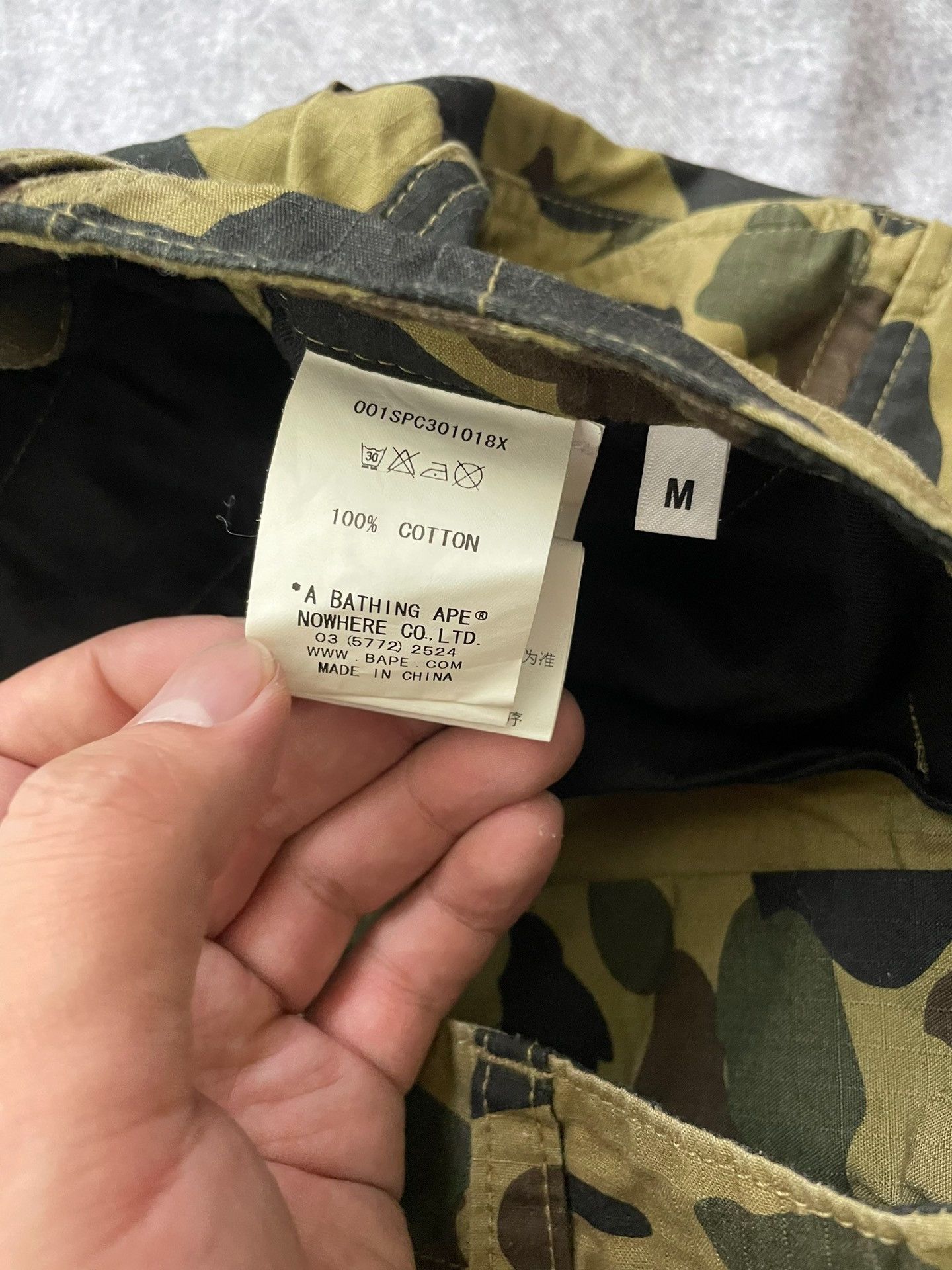 Bape A Bathing Ape Camo Cargo Shorts Size M Size US 32 / EU 48 - 5 Thumbnail