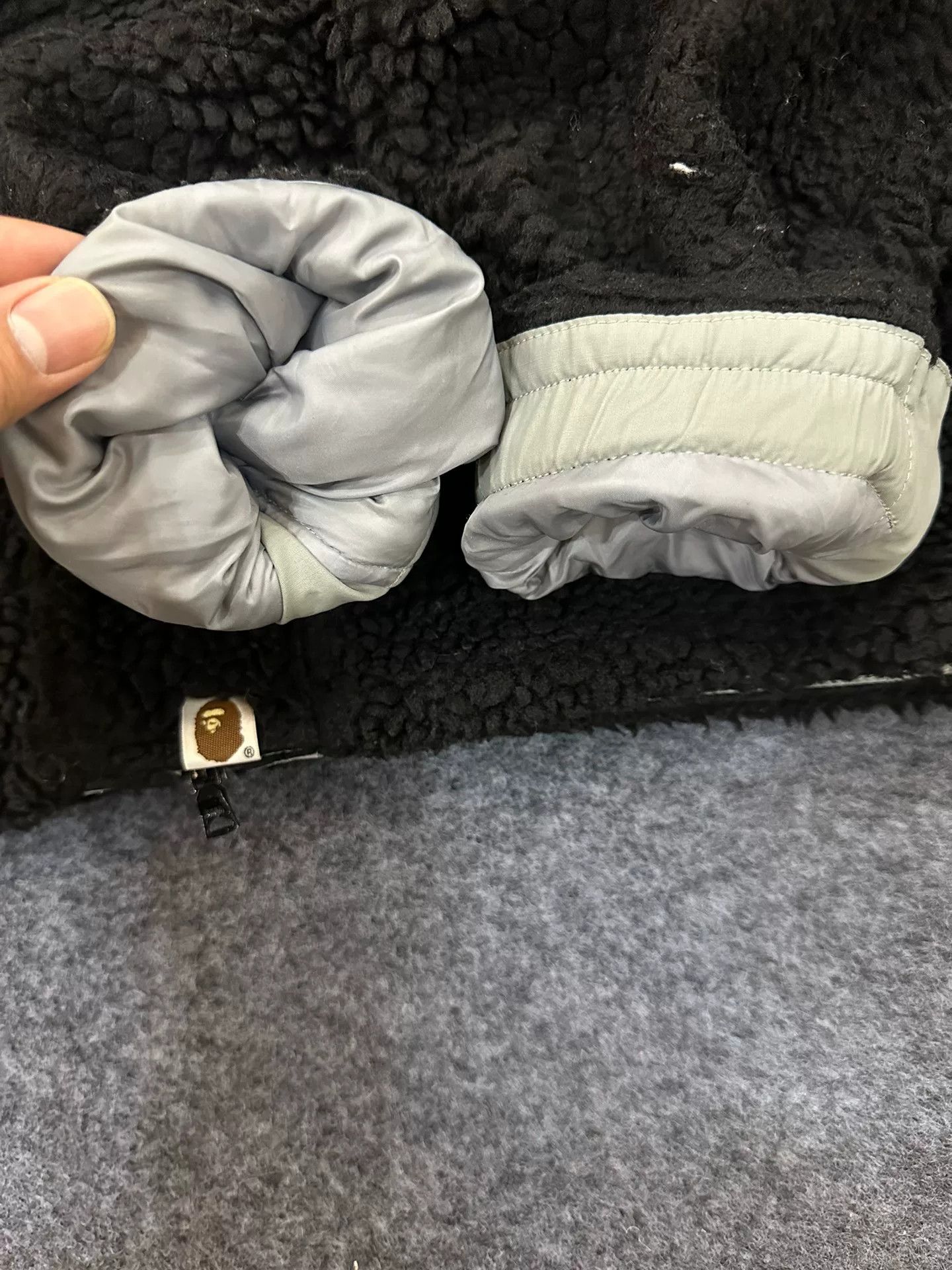 Bape BAPE Logo Fleece Jacket Size M Size US M / EU 48-50 / 2 - 7 Thumbnail
