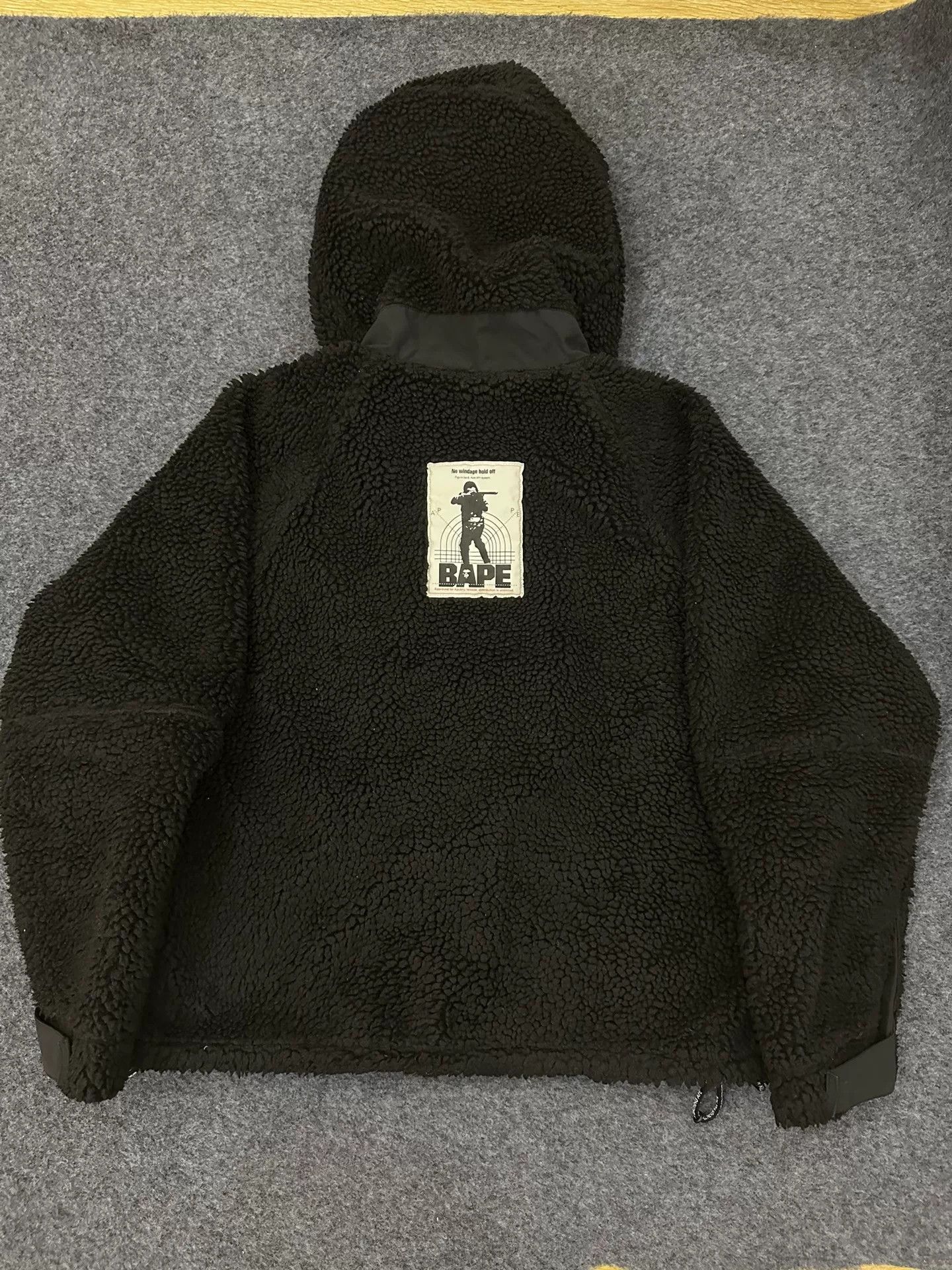 Bape BAPE Logo Fleece Jacket Size M Size US M / EU 48-50 / 2 - 3 Thumbnail