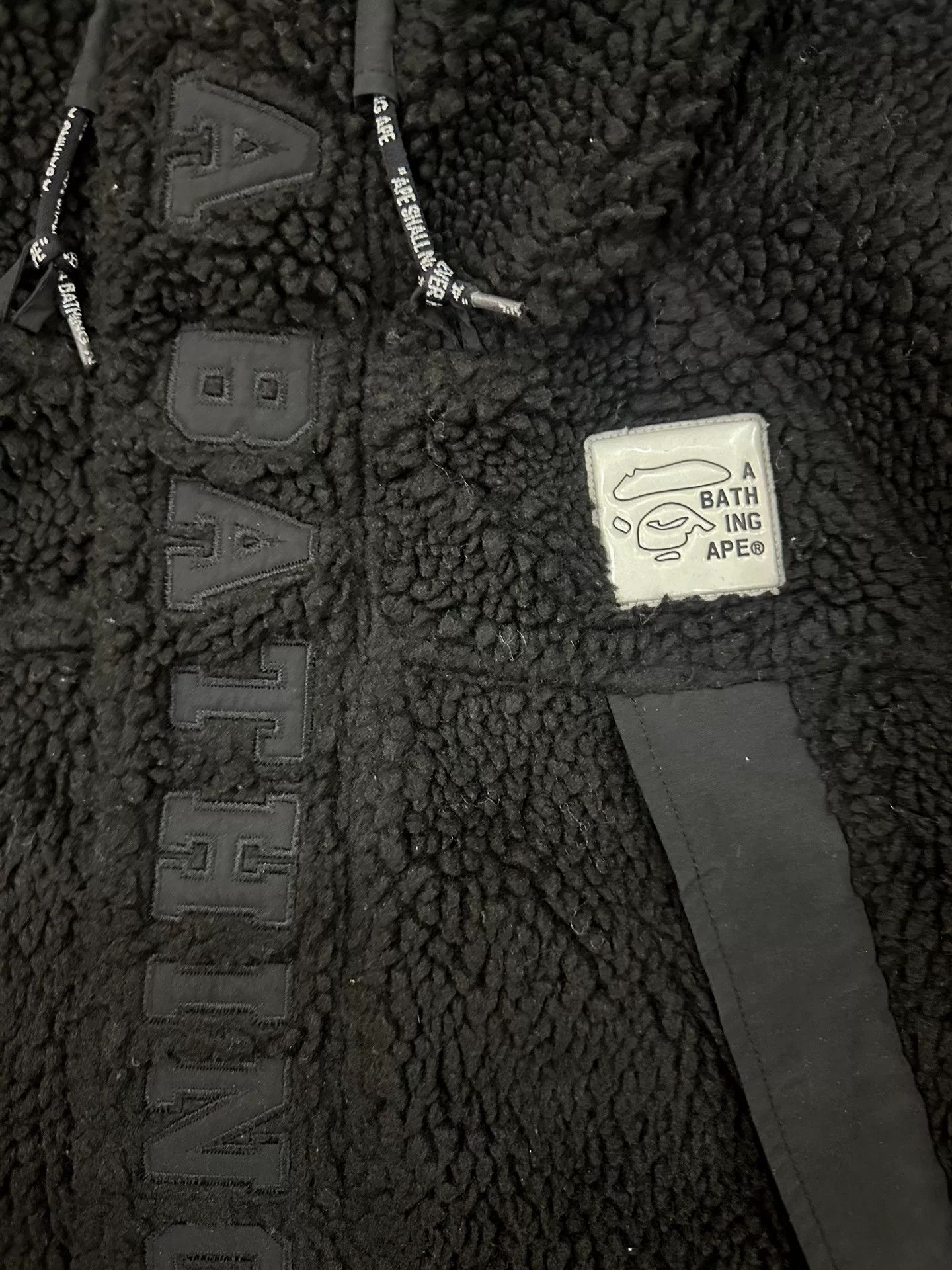 Bape BAPE Logo Fleece Jacket Size M Size US M / EU 48-50 / 2 - 4 Thumbnail