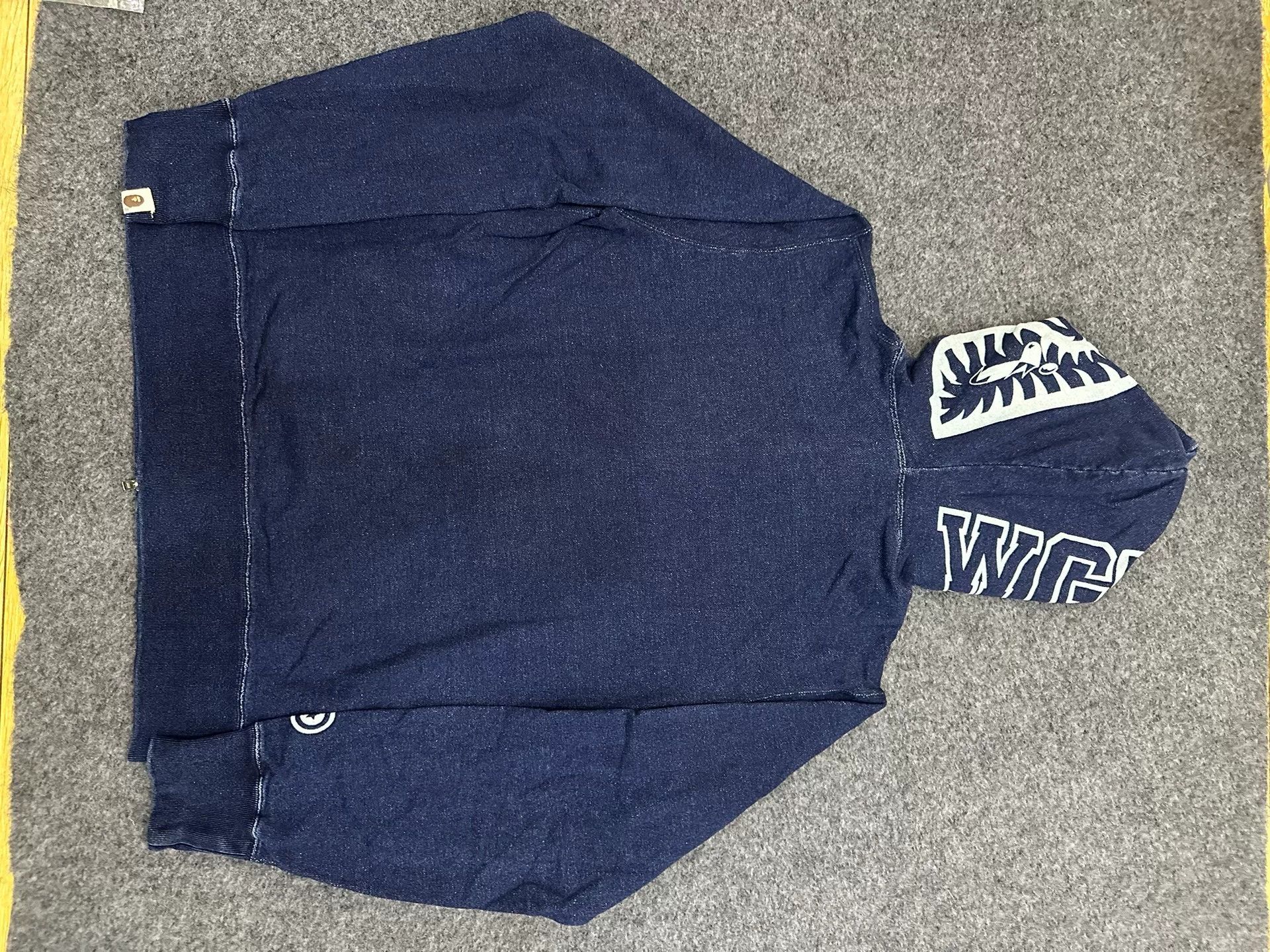Bape BAPE Full Zip Shark Hoodie Size L Size US L / EU 52-54 / 3 - 3 Thumbnail