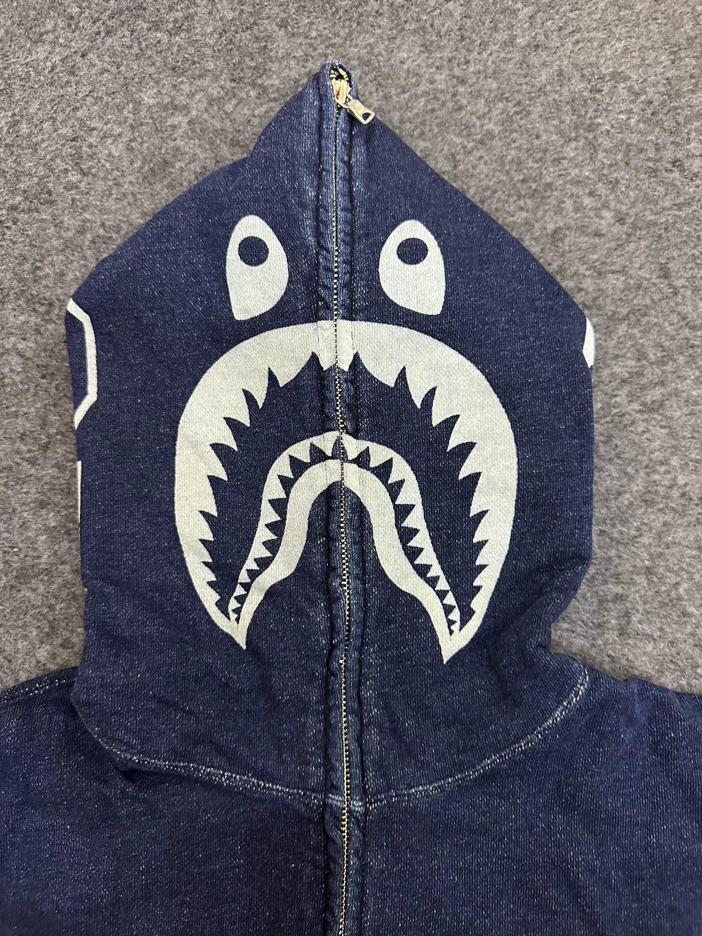 Bape BAPE Full Zip Shark Hoodie Size L Size US L / EU 52-54 / 3 - 4 Thumbnail