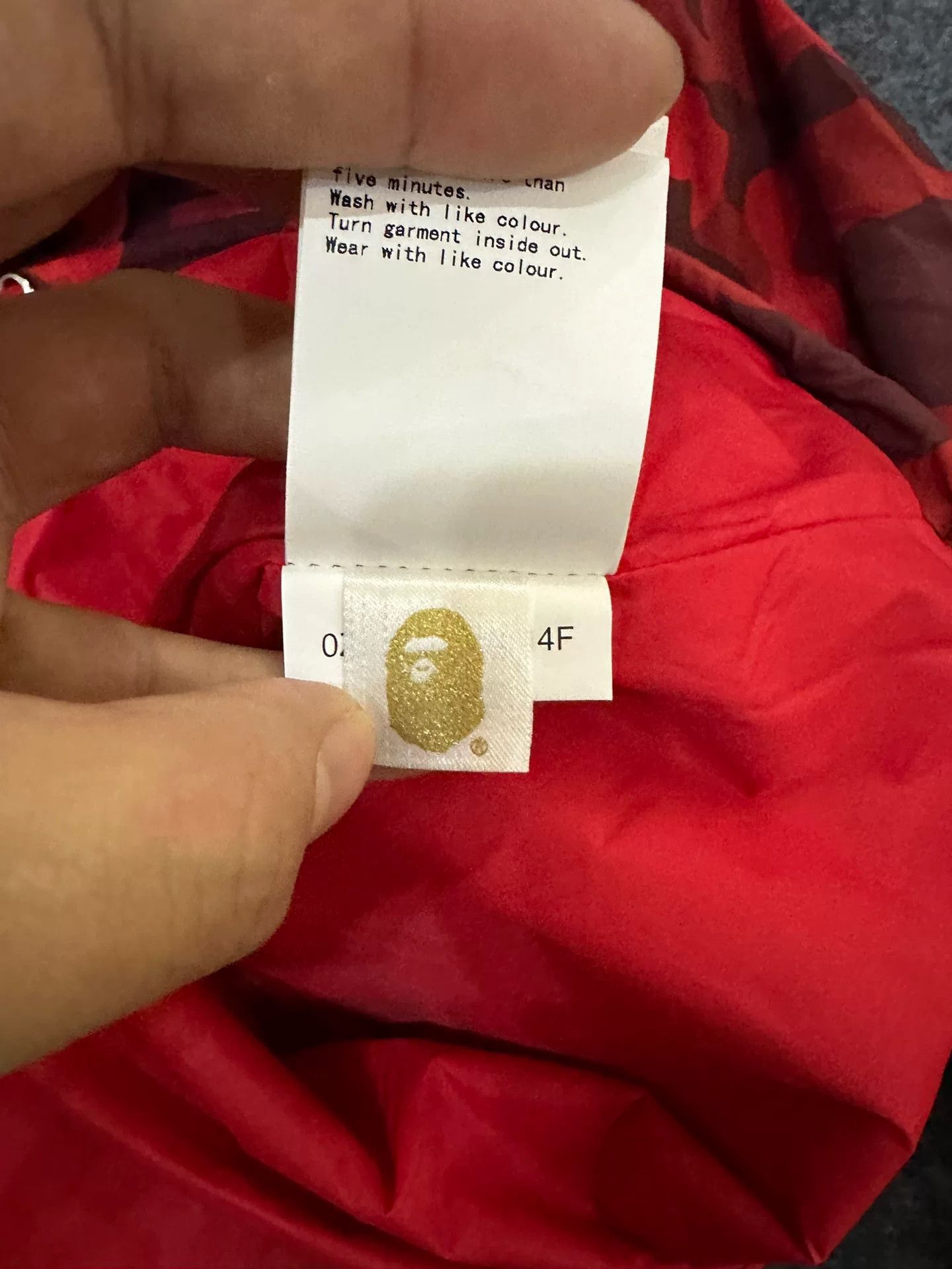 Bape BAPE x Russell Athletic Red Camo Coach Jacket XL Size US XL / EU 56 / 4 - 7 Thumbnail
