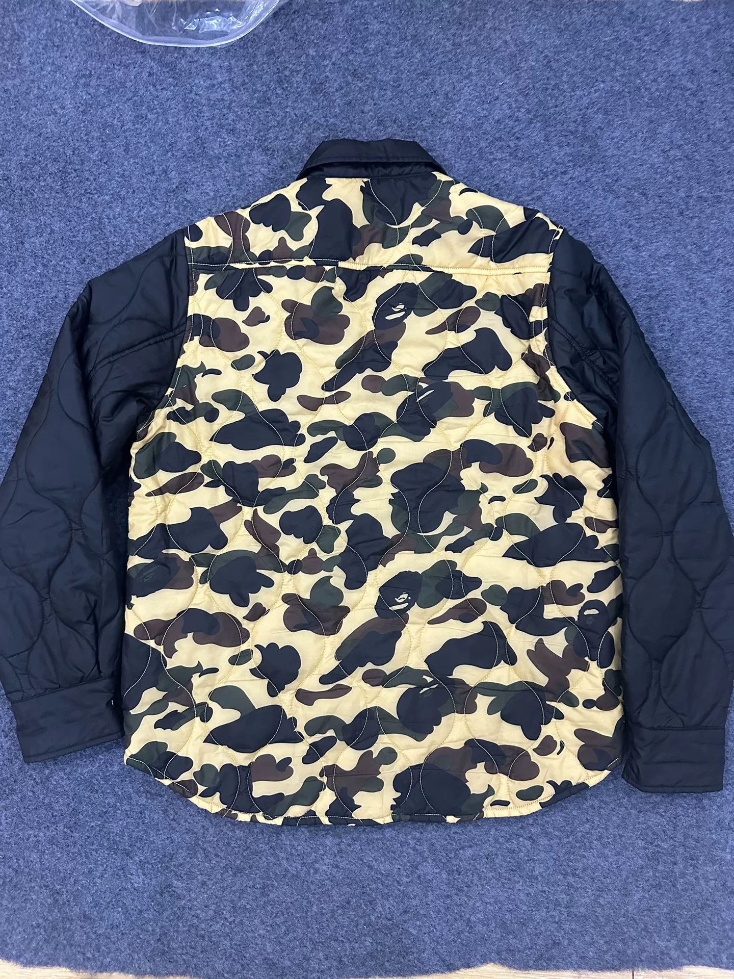 Bape Bape Camo Quilted Shirt Jacket Size M Size US M / EU 48-50 / 2 - 3 Thumbnail