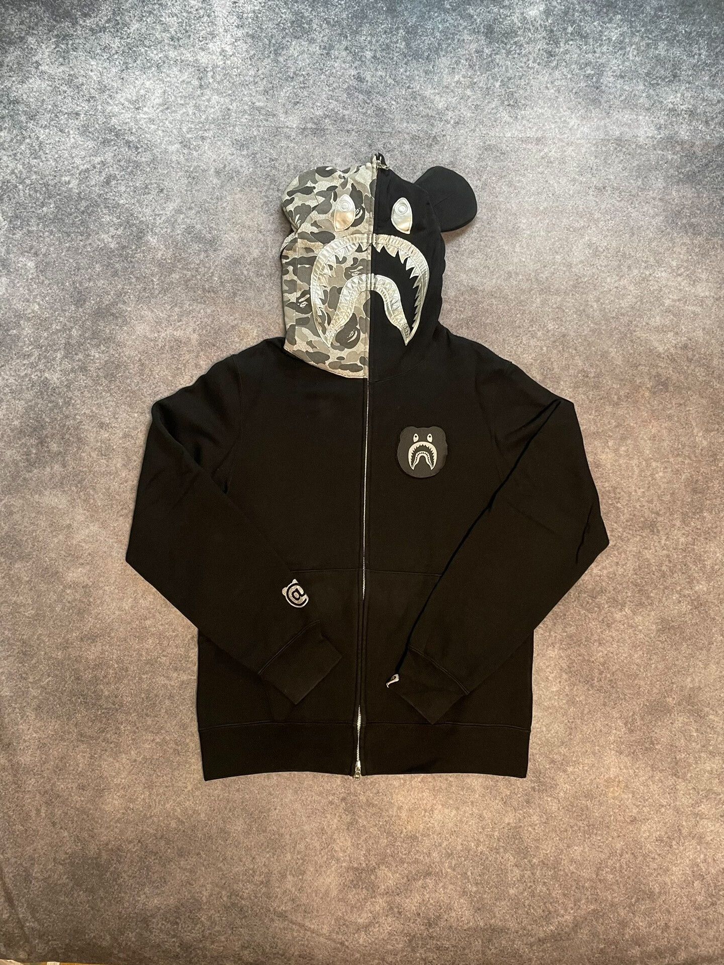 Bape A BATHING APE Shark Full Zip Hoodie Size M Size US M / EU 48-50 / 2 - 2 Thumbnail