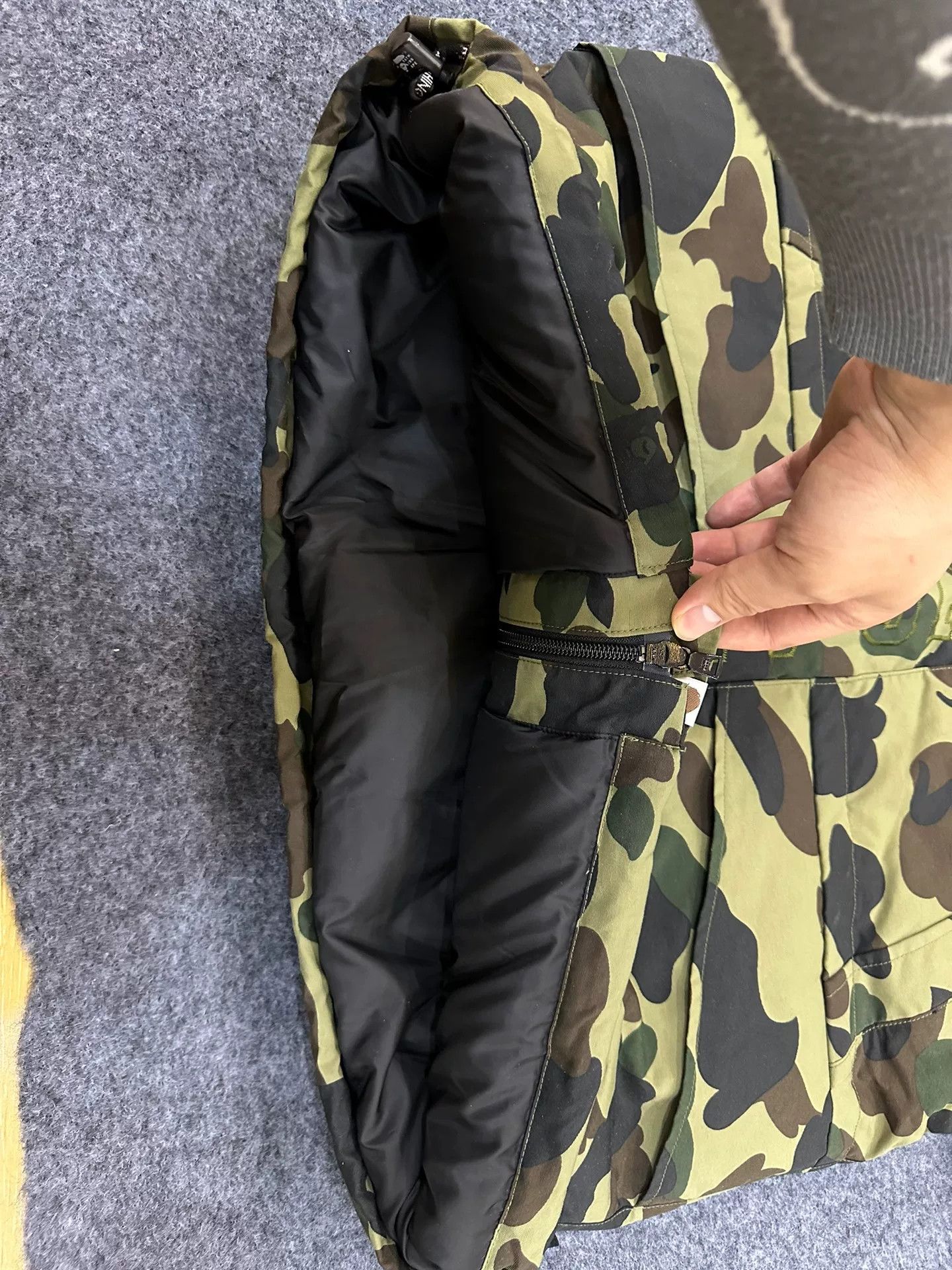 Bape A Bathing Ape Camo Down Jacket Size M Size US M / EU 48-50 / 2 - 5 Thumbnail