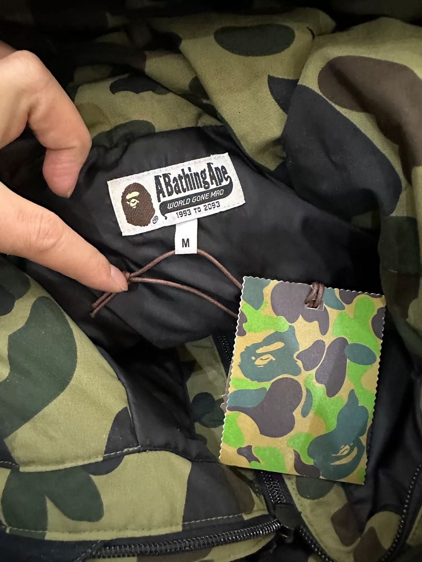 Bape A Bathing Ape Camo Down Jacket Size M Size US M / EU 48-50 / 2 - 8 Thumbnail